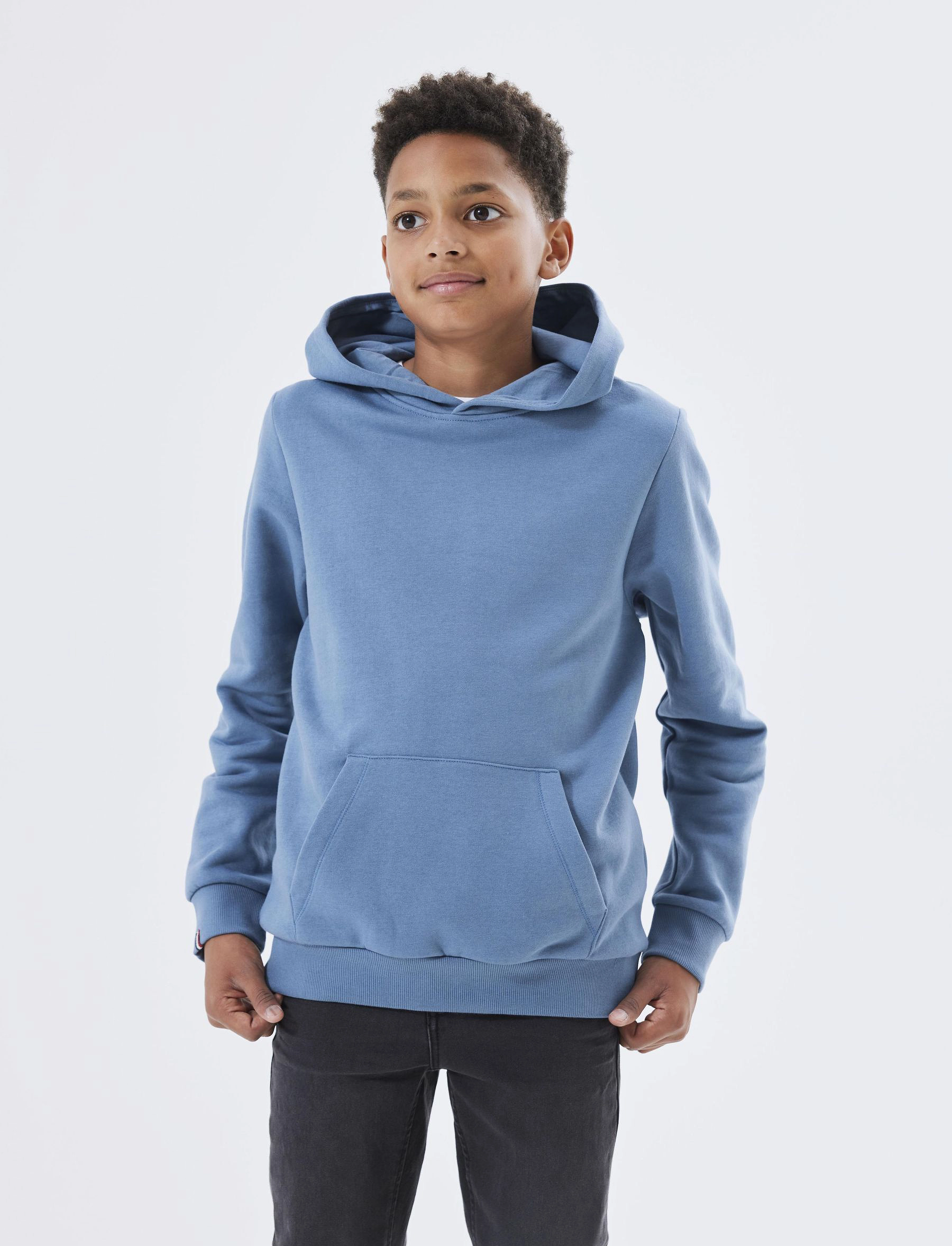 name it - NKMMALIC LS SWEAT WH BRU NOOS - bluefin - 4
