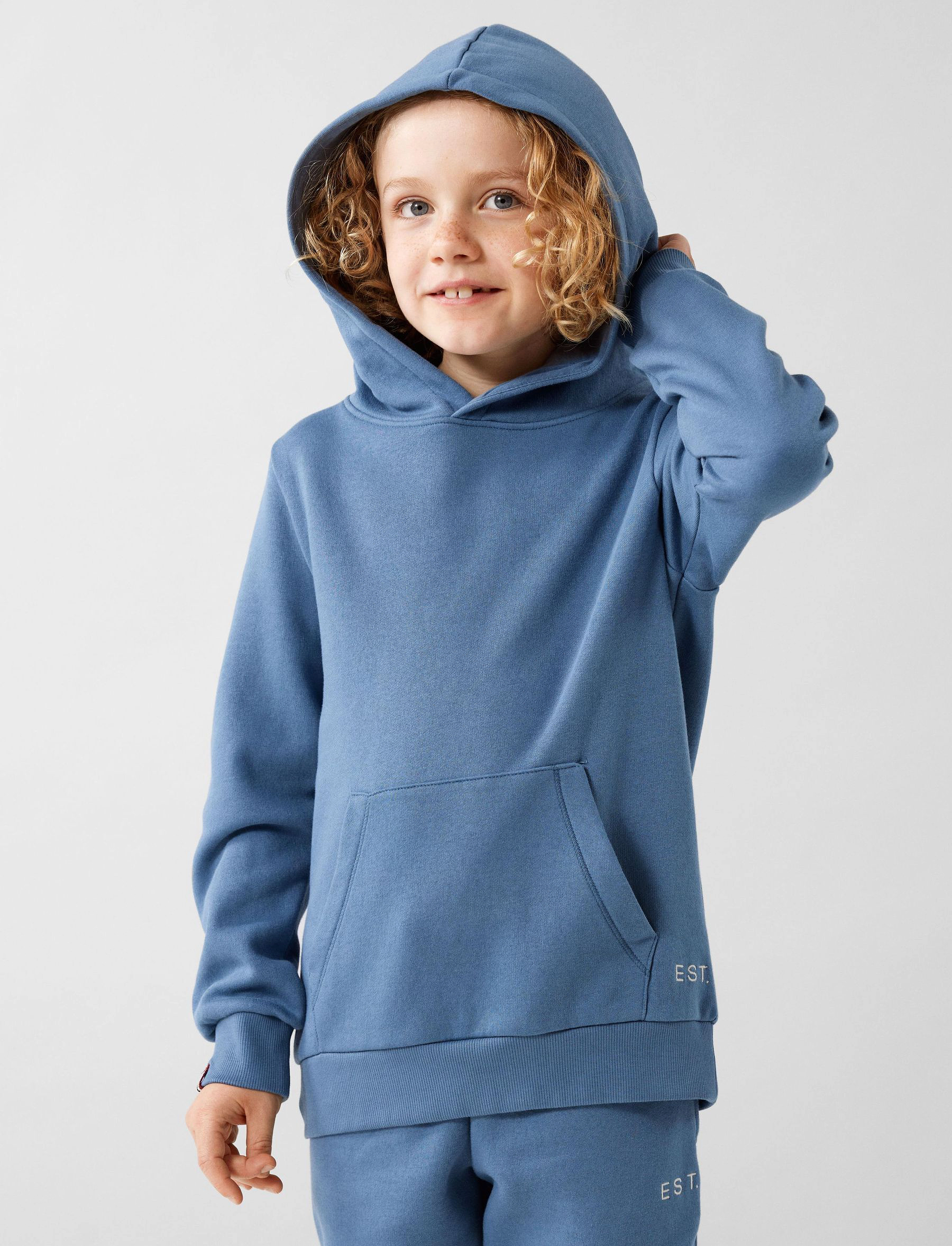 name it - NKMMALIC LS SWEAT WH BRU NOOS - bluefin - 5