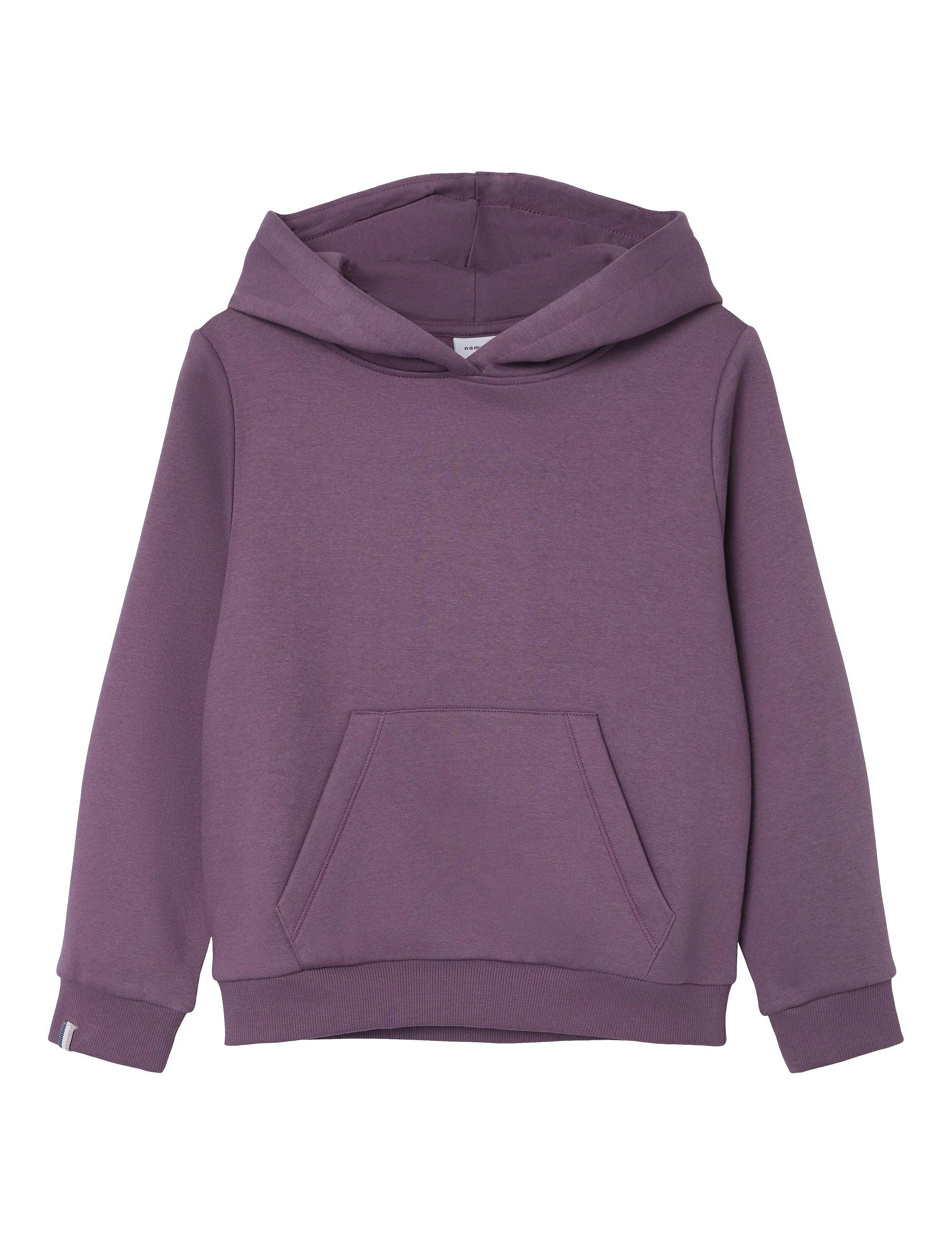 name it - NKFMALOU LS SWEAT WH BRU NOOS - arctic dusk - 1
