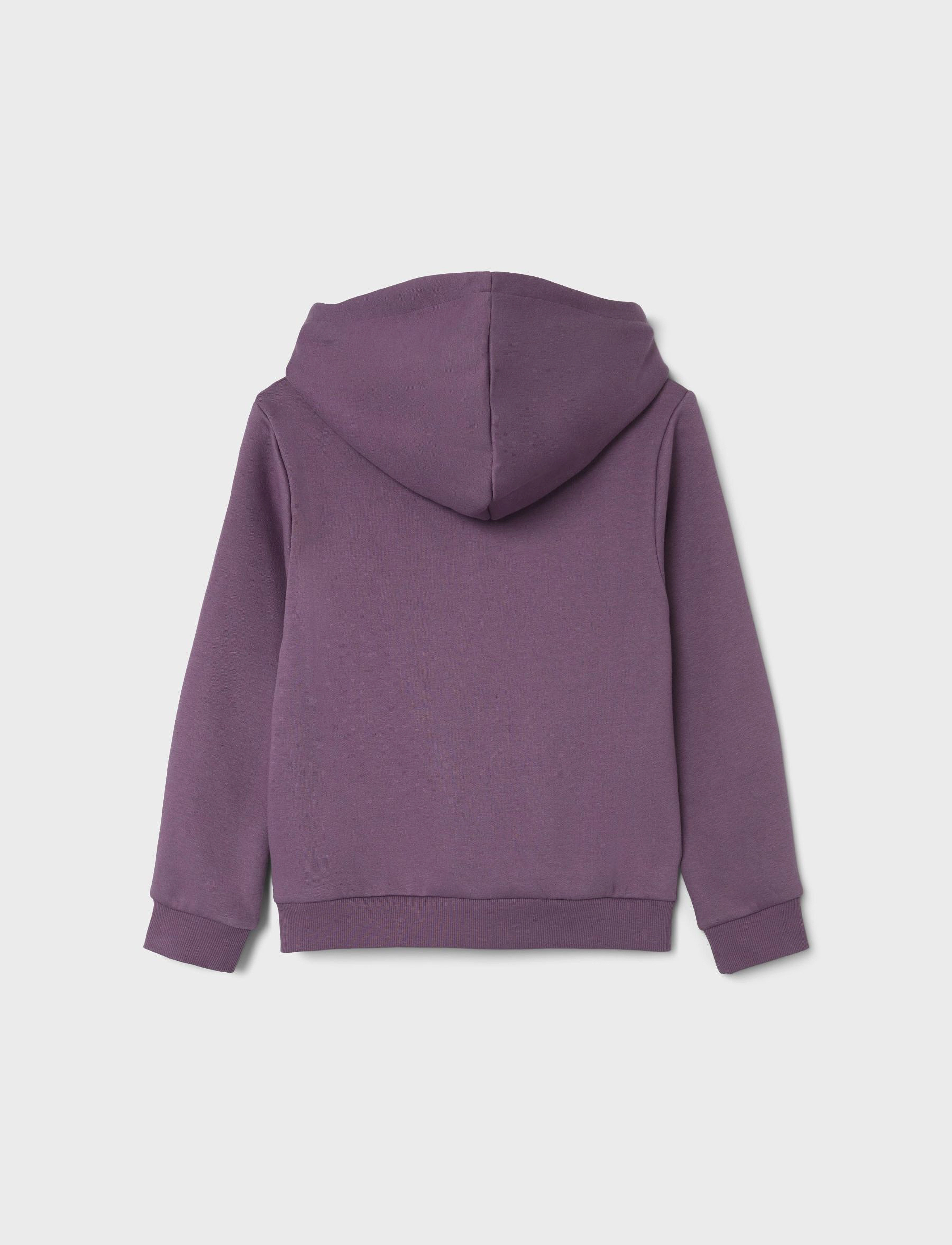 name it - NKFMALOU LS SWEAT WH BRU NOOS - arctic dusk - 2