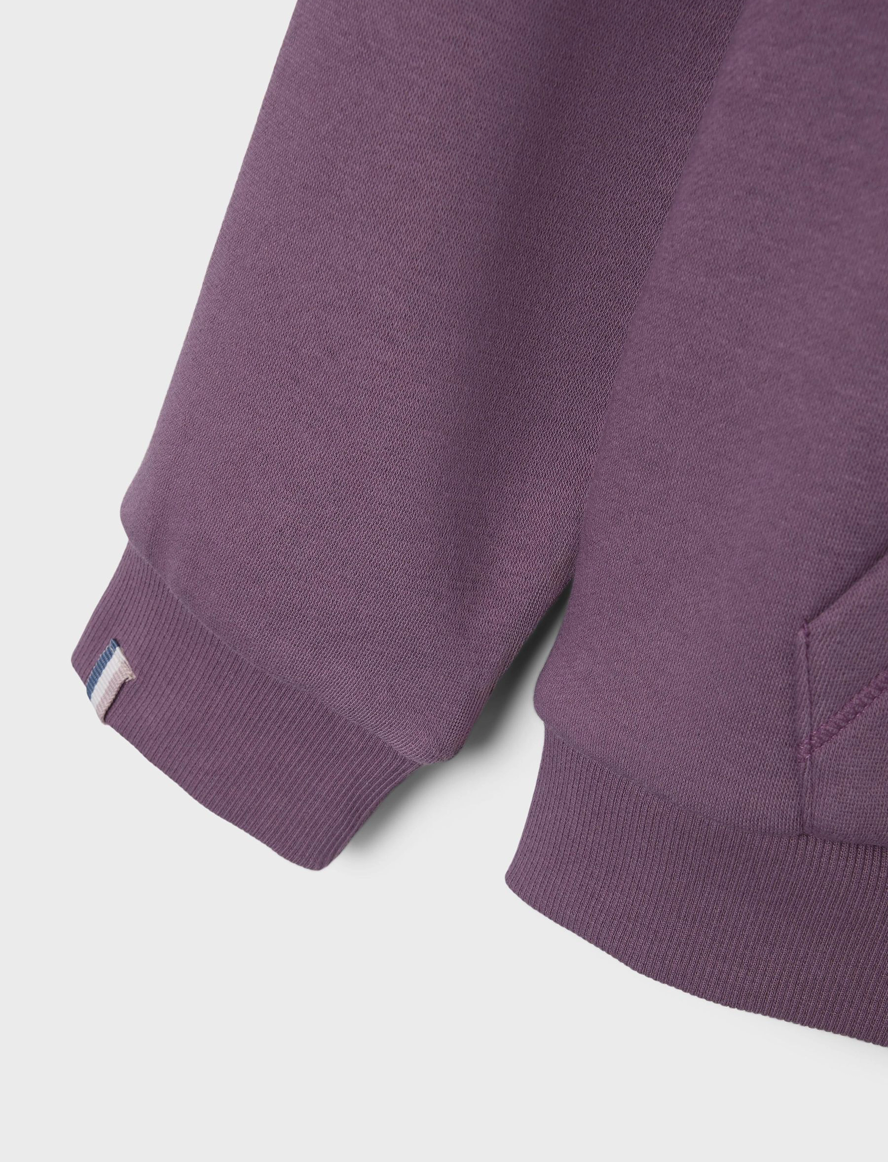 name it - NKFMALOU LS SWEAT WH BRU NOOS - arctic dusk - 4