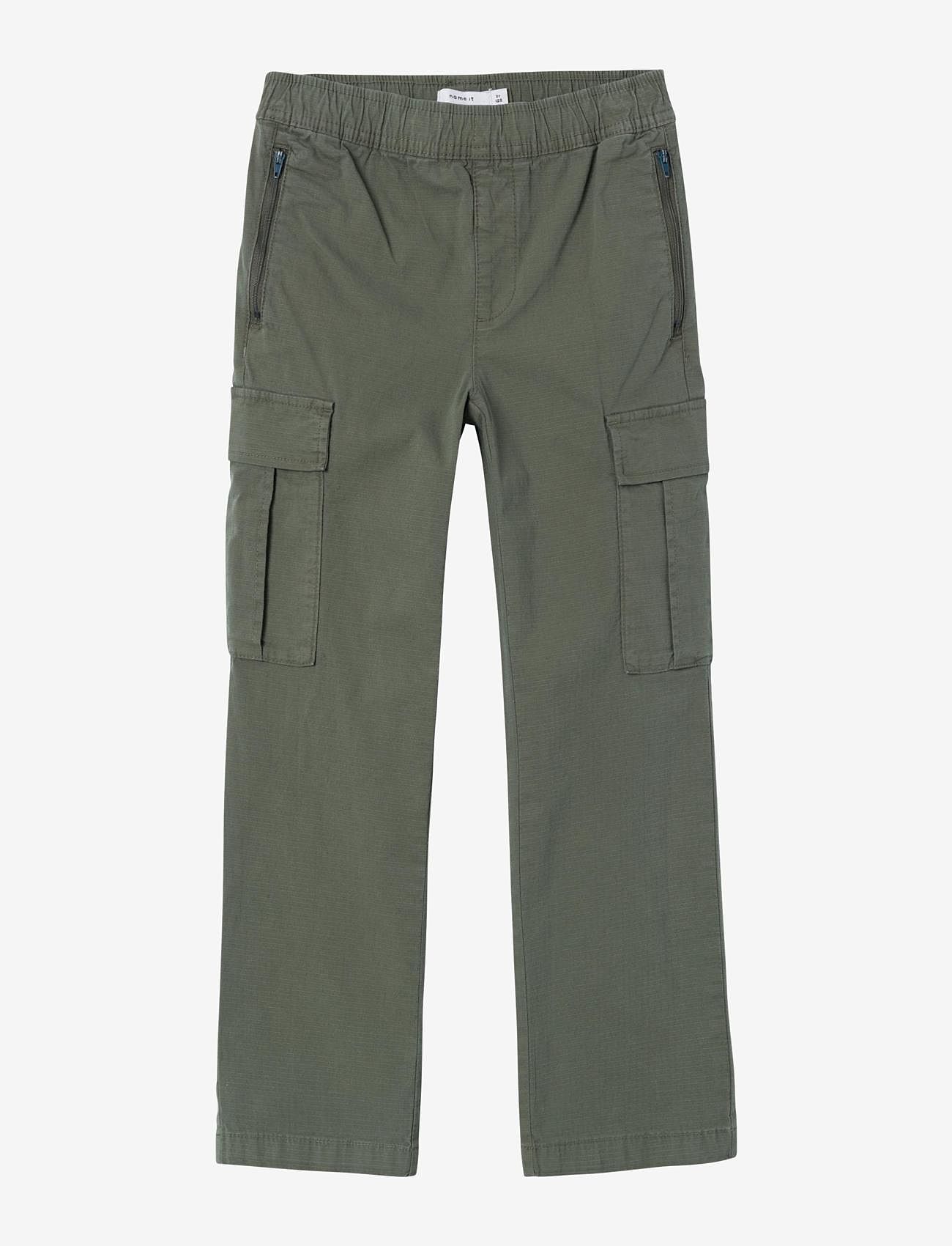 name it - NKNROME ST TWI CARGO PANT 4246-RS - thyme - 0