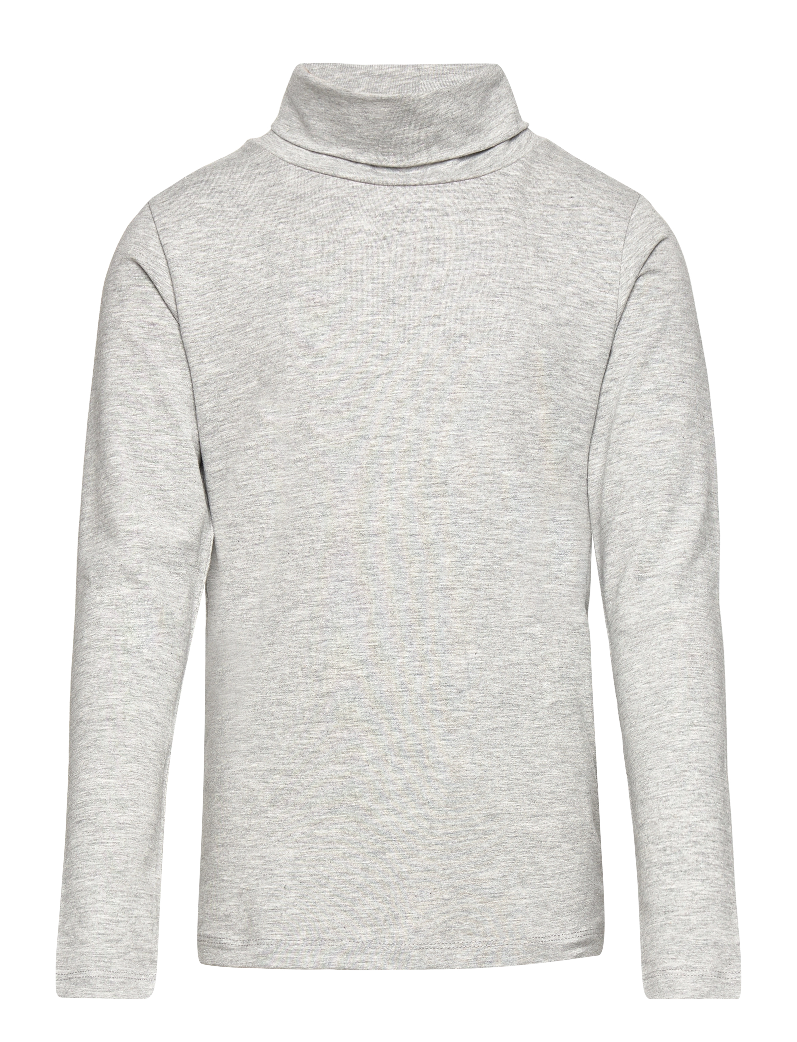 name it - NKNVIGGO LS SLIM ROLLNECK - grey melange - 0