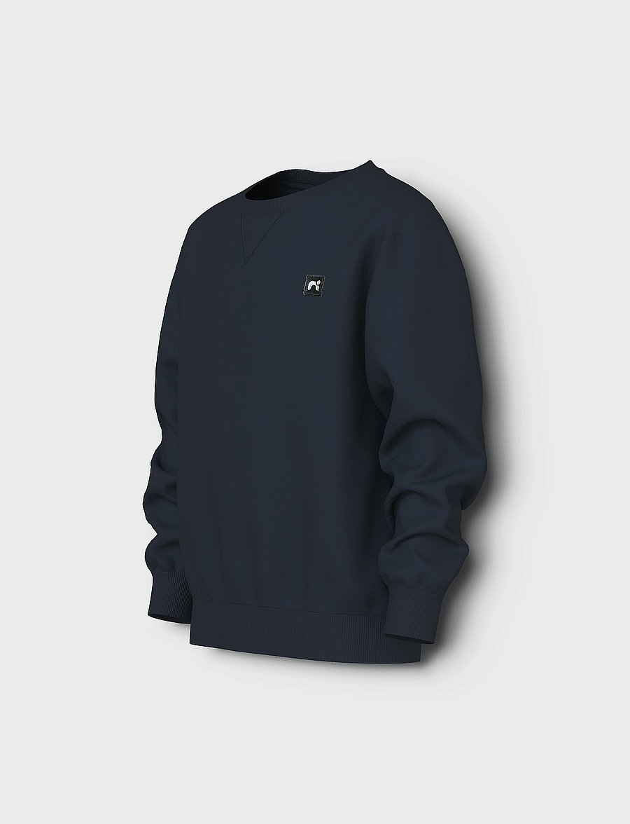 name it - NKMVIMO LS SWEAT BRU NOOS - sweatshirts - dark sapphire - 4