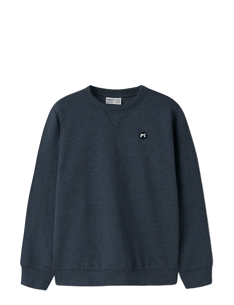 name it - NKMVIMO LS SWEAT BRU NOOS - sweatshirts - dark sapphire - 3