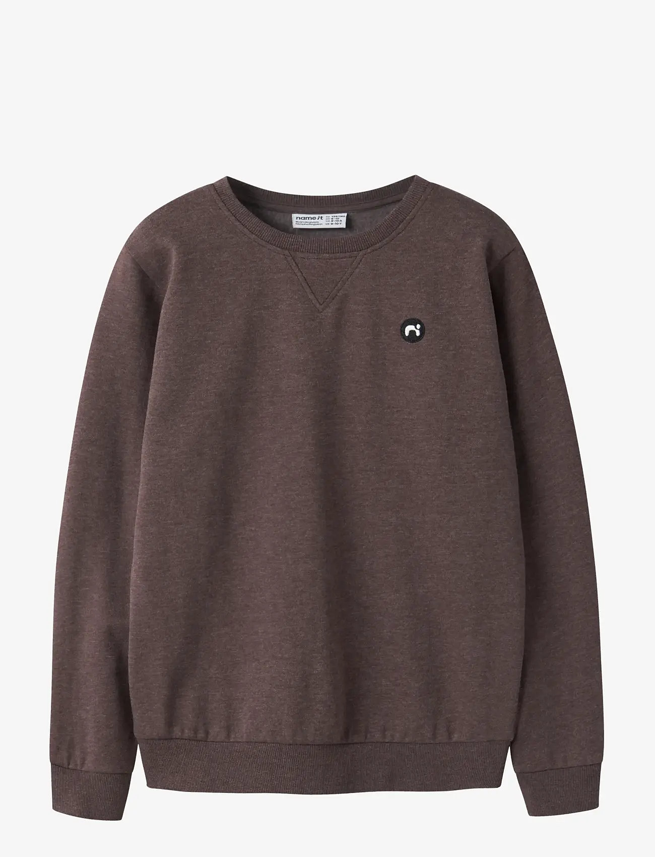 name it - NKMVIMO LS SWEAT BRU NOOS - sweatshirts - french roast - 0