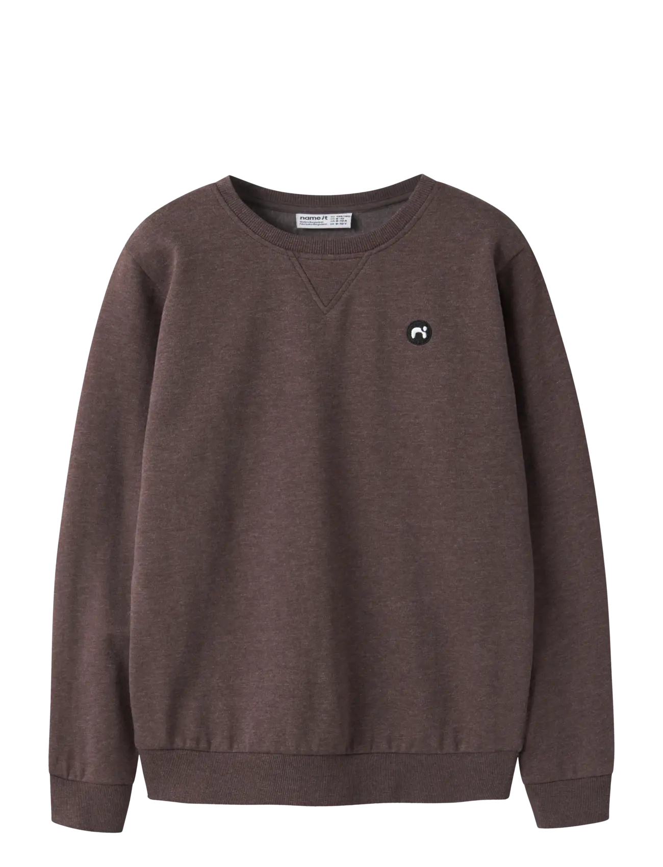 name it NKMVIMO LS SWEAT BRU NOOS - Överdelar - FRENCH ROAST / brown