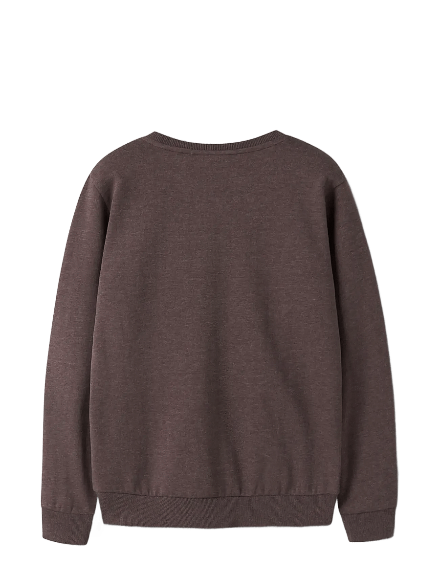 name it - NKMVIMO LS SWEAT BRU NOOS - sweatshirts - french roast - 1