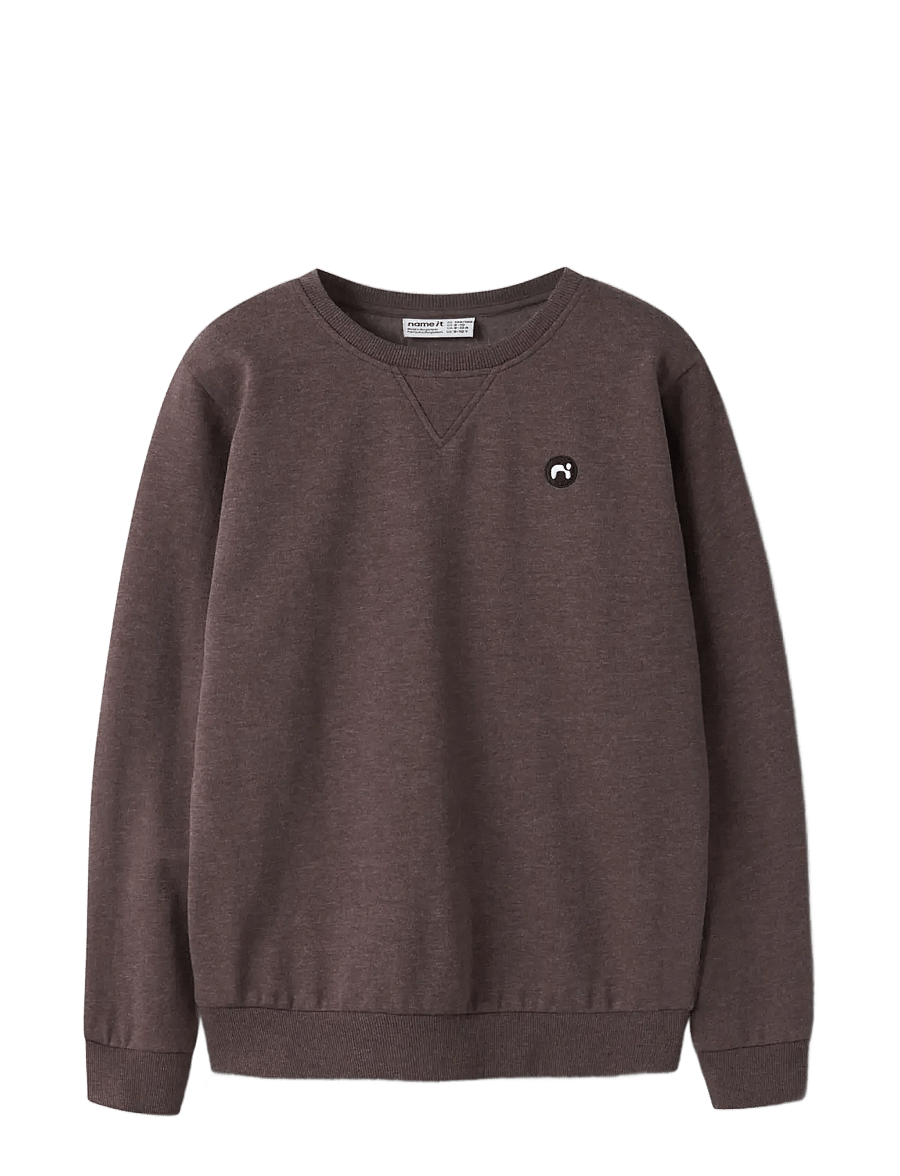 name it - NKMVIMO LS SWEAT BRU NOOS - sweatshirts - french roast - 2
