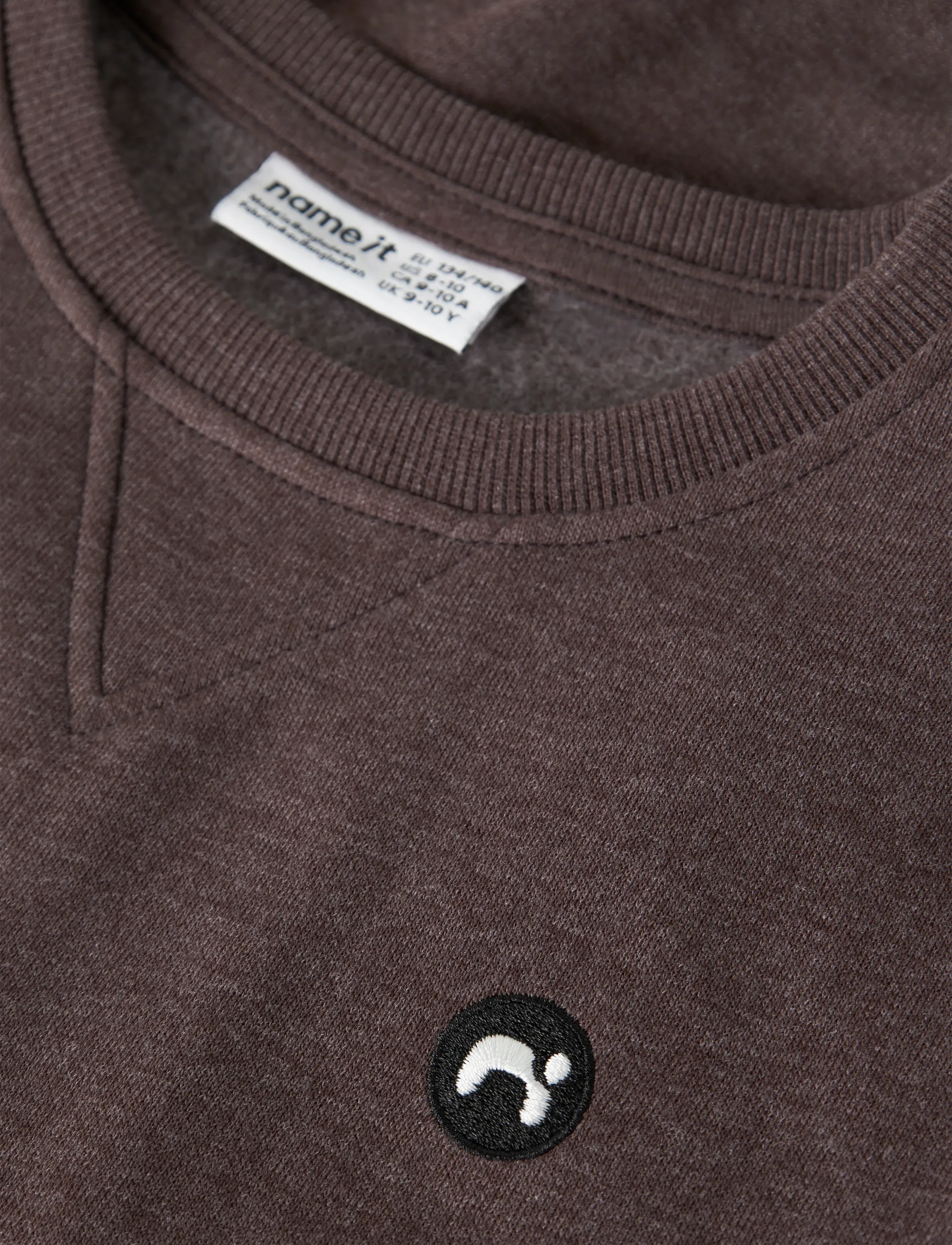 name it - NKMVIMO LS SWEAT BRU NOOS - sweatshirts - french roast - 3