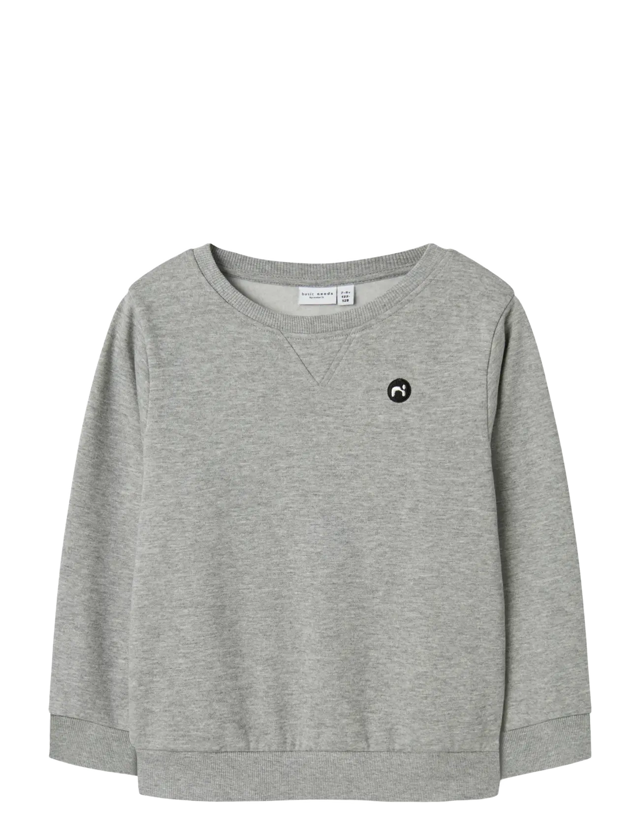 name it NKMVIMO LS SWEAT BRU NOOS - Kläder - GREY MELANGE / grey