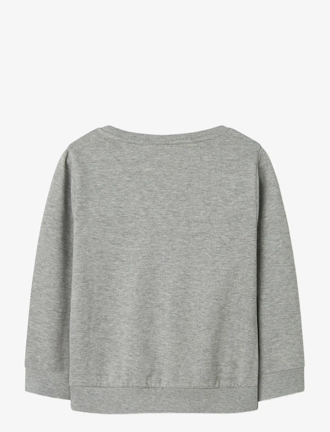 name it - NKMVIMO LS SWEAT BRU NOOS - sweatshirts - grey melange - 2