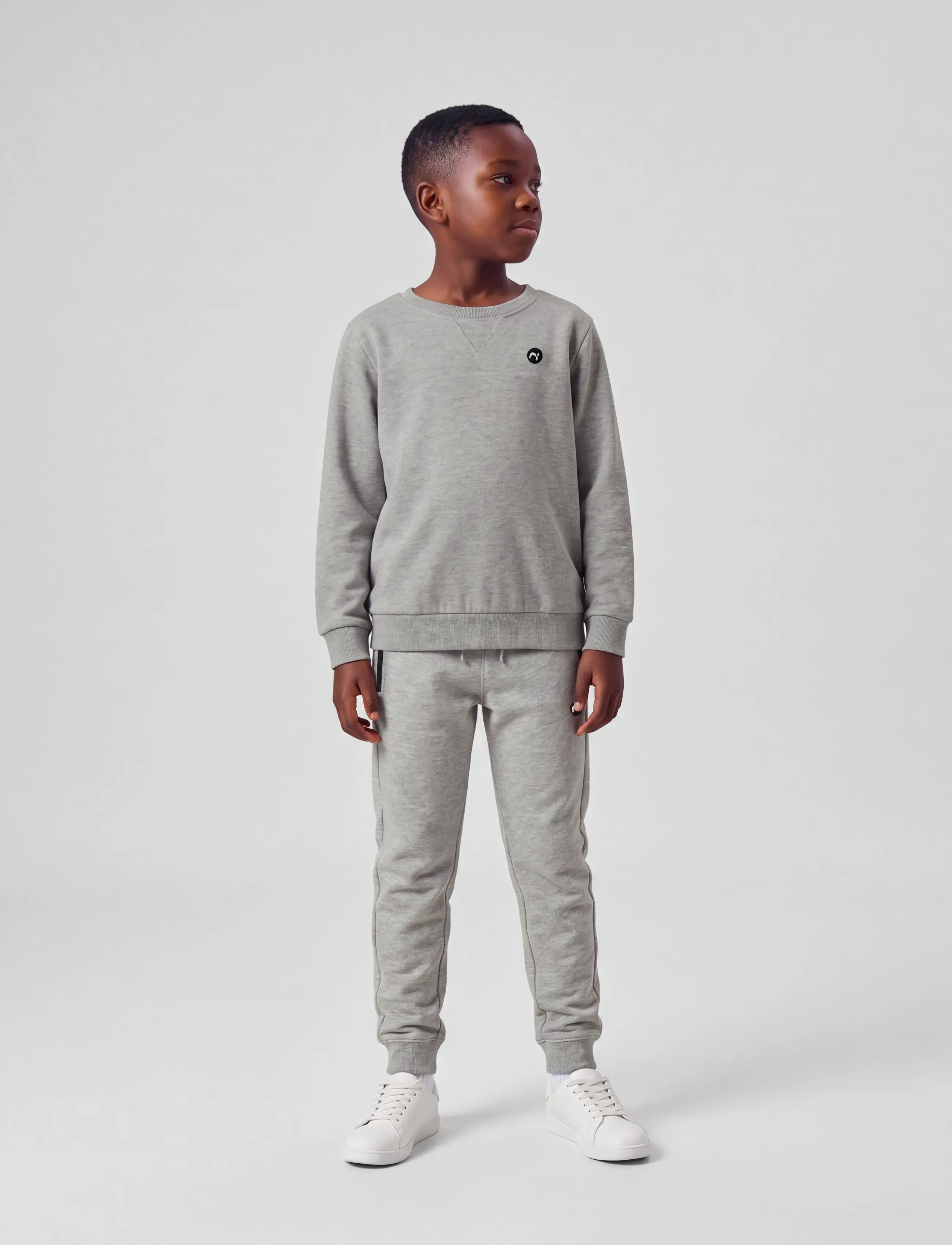 name it - NKMVIMO LS SWEAT BRU NOOS - sweatshirts - grey melange - 3