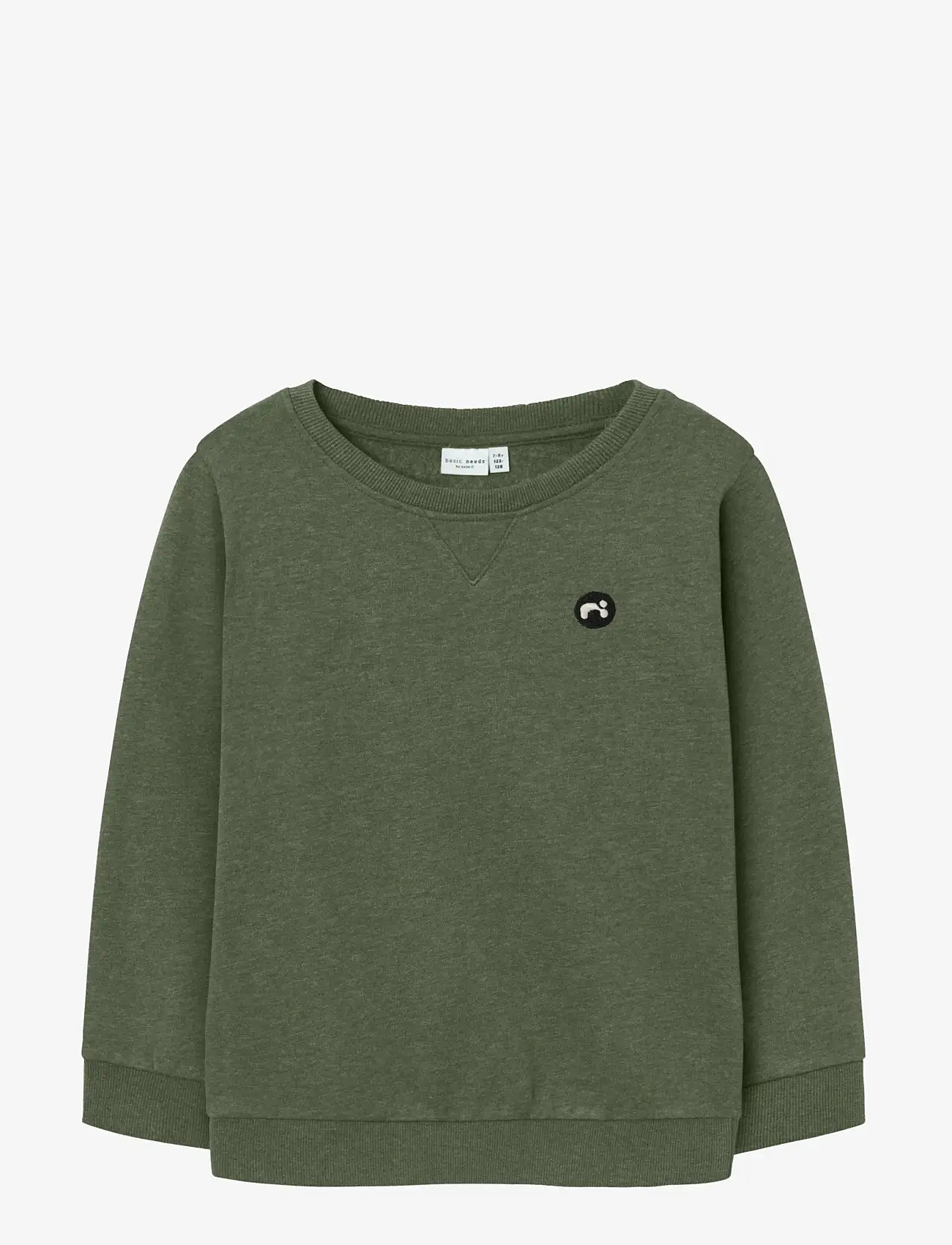 name it - NKMVIMO LS SWEAT BRU NOOS - dressipluusid - rifle green - 1