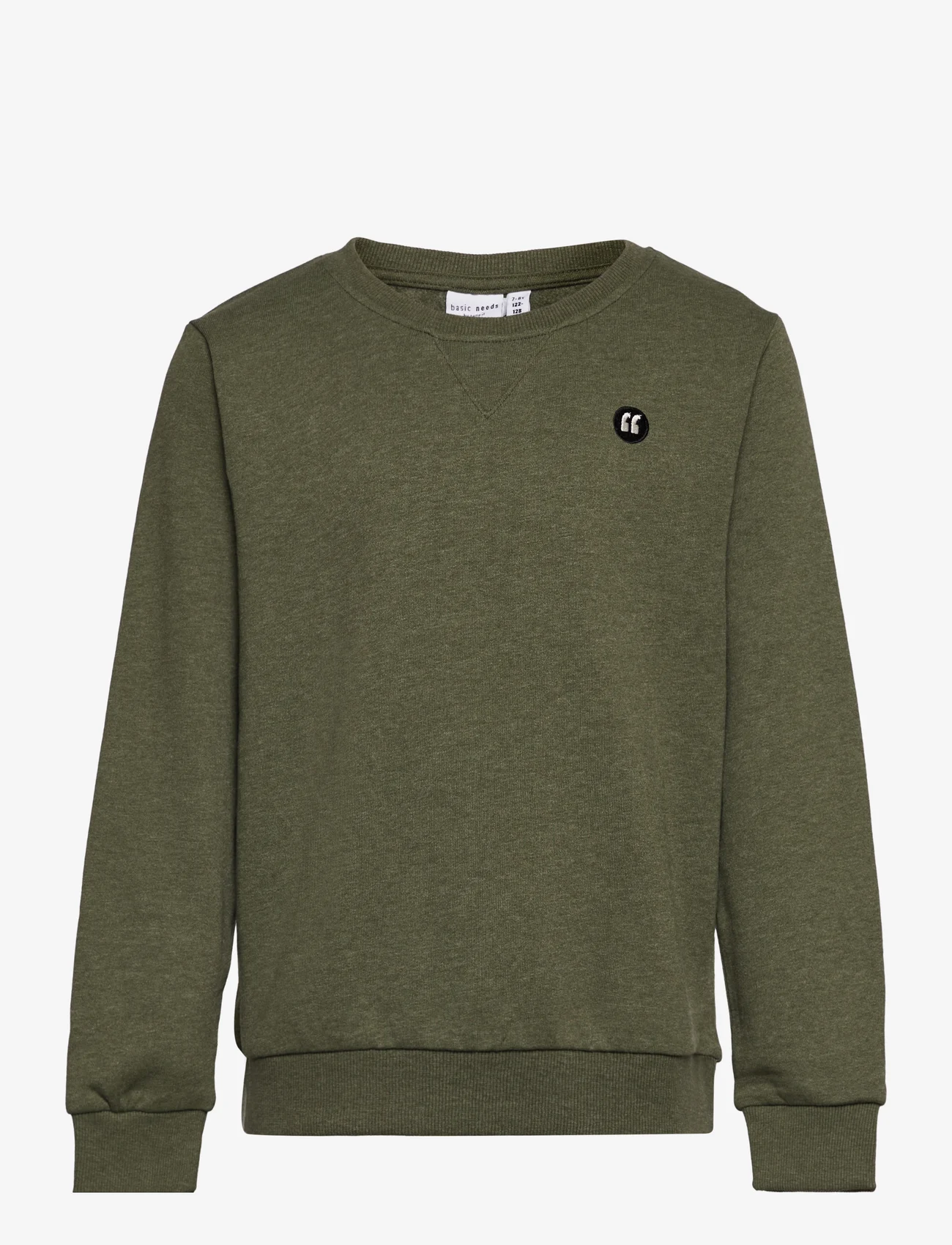 name it - NKMVIMO LS SWEAT BRU NOOS - sweatshirts - rifle green - 0