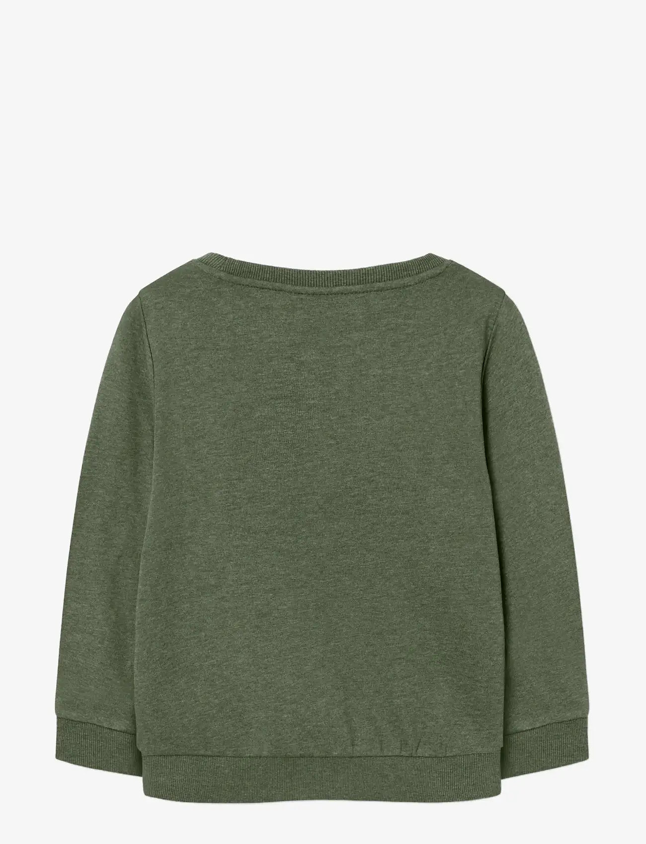 name it - NKMVIMO LS SWEAT BRU NOOS - dressipluusid - rifle green - 2