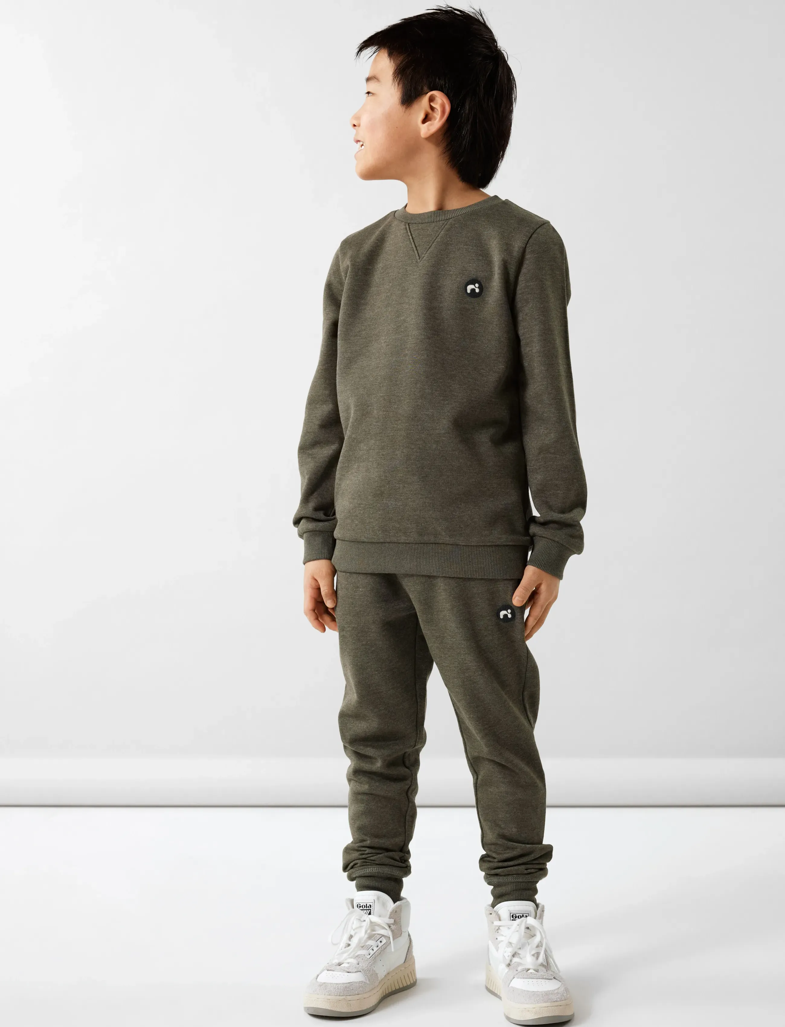 name it - NKMVIMO LS SWEAT BRU NOOS - sweatshirts - rifle green - 5