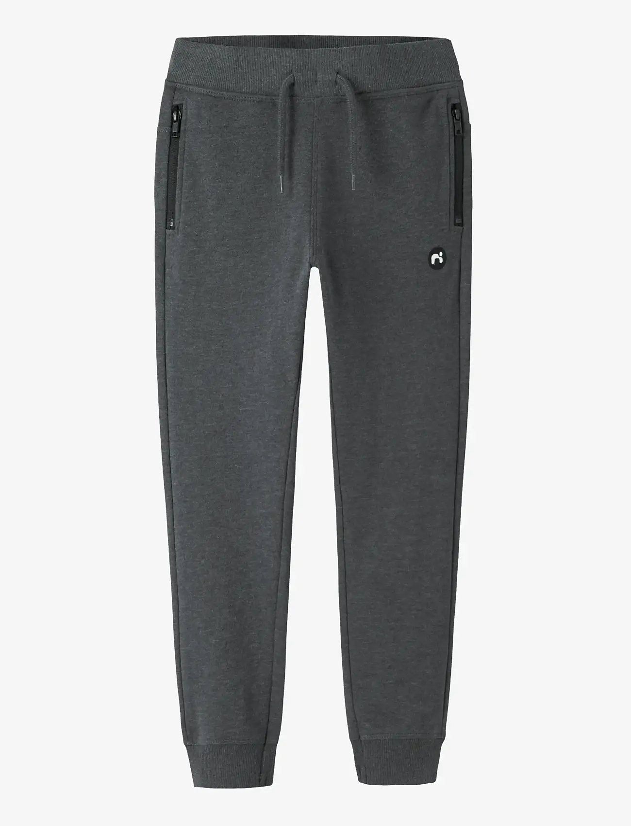 name it - NKMVIMO SWE PANT BRU NOOS - dressipüksid - dark grey melange - 1