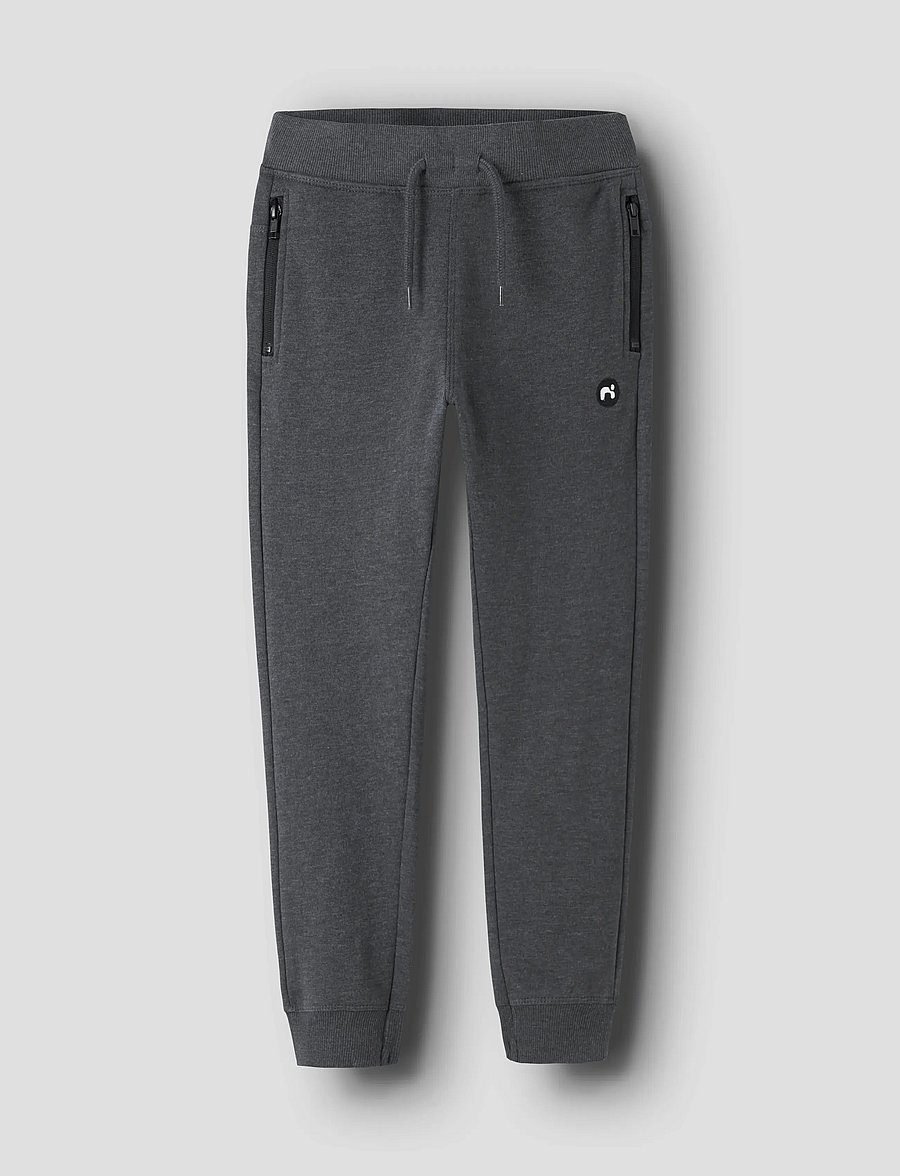name it - NKMVIMO SWE PANT BRU NOOS - jogginghosen - dark grey melange - 0