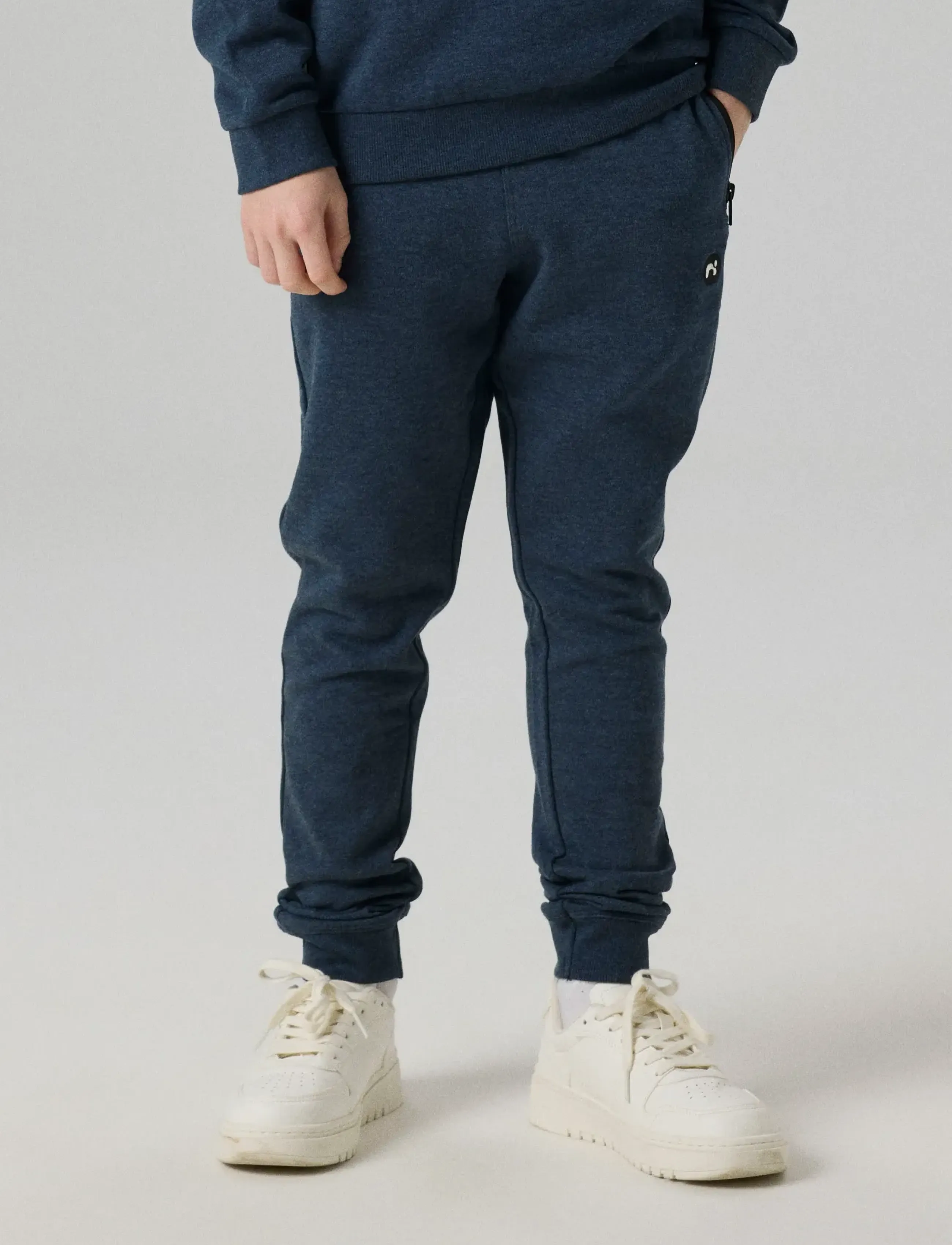 name it - NKMVIMO SWE PANT BRU NOOS - sportinės kelnės - dark sapphire - 3