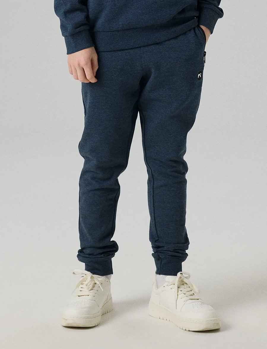 name it - NKMVIMO SWE PANT BRU NOOS - jogginghosen - dark sapphire - 3