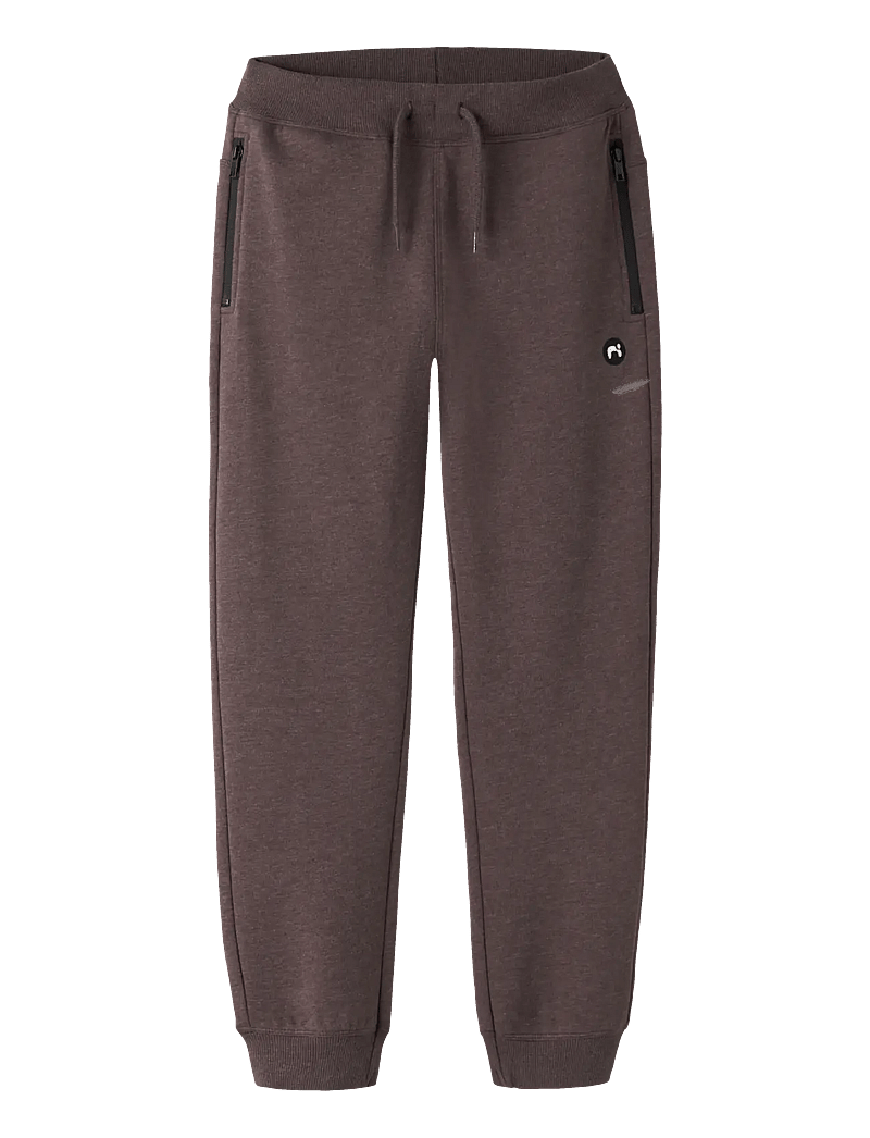 name it - NKMVIMO SWE PANT BRU NOOS - jogginghosen - french roast - 0