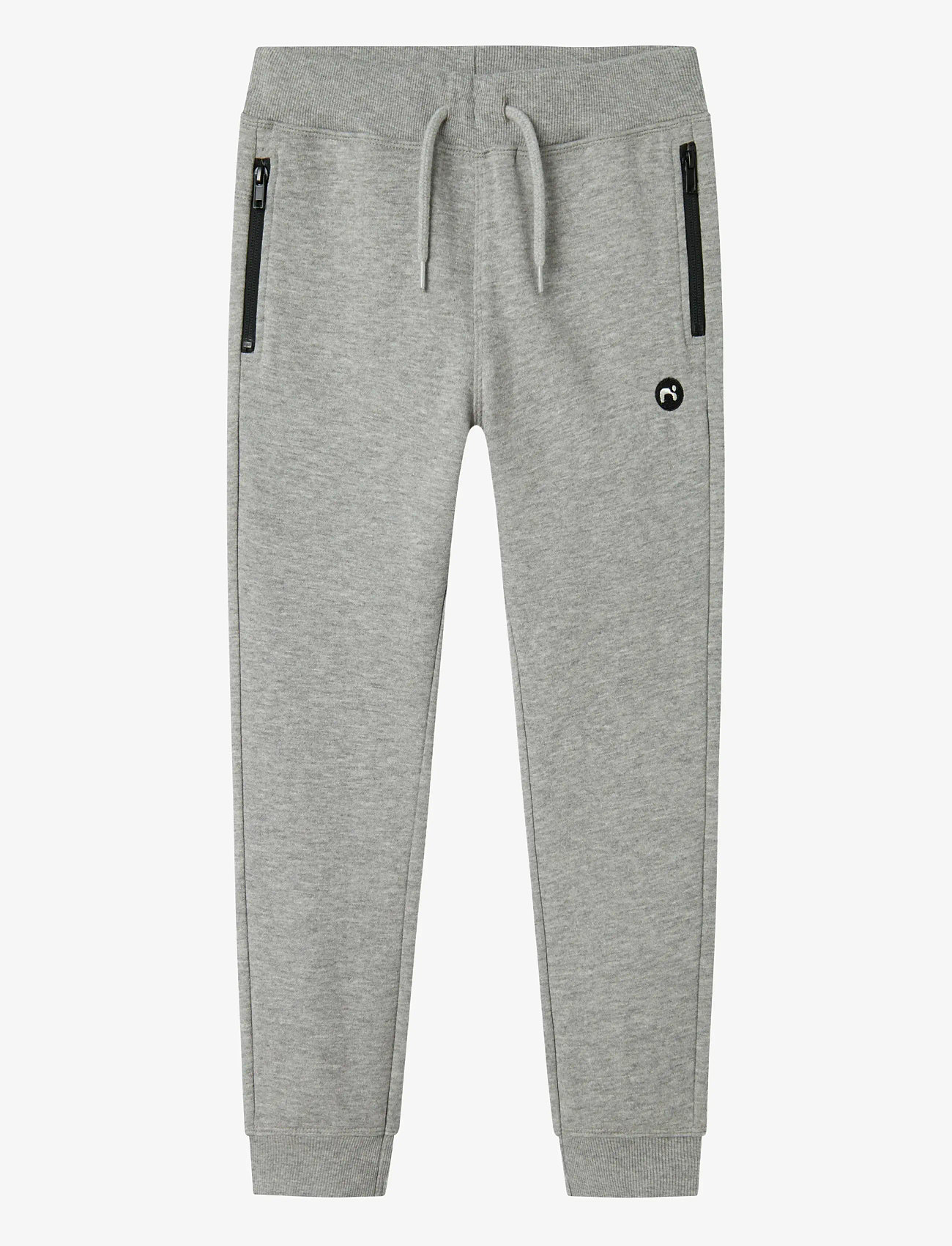 name it - NKMVIMO SWE PANT BRU NOOS - sweatpants - grey melange - 1