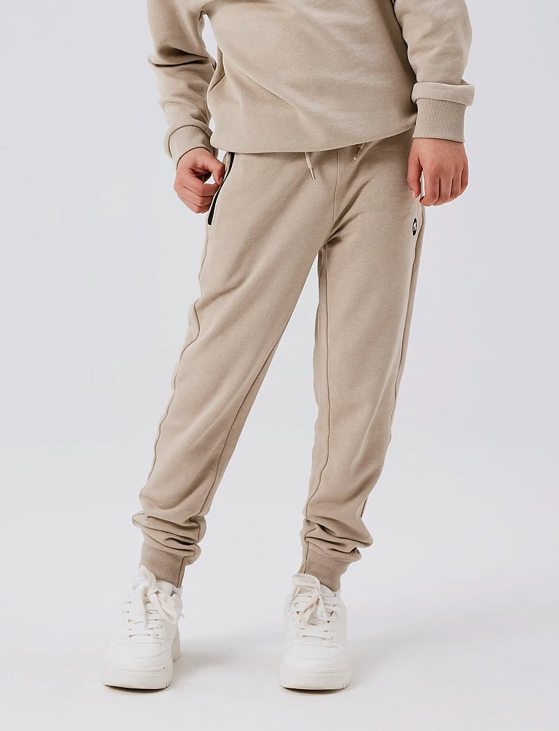 name it - NKMVIMO SWE PANT BRU NOOS - jogginghosen - pure cashmere - 0