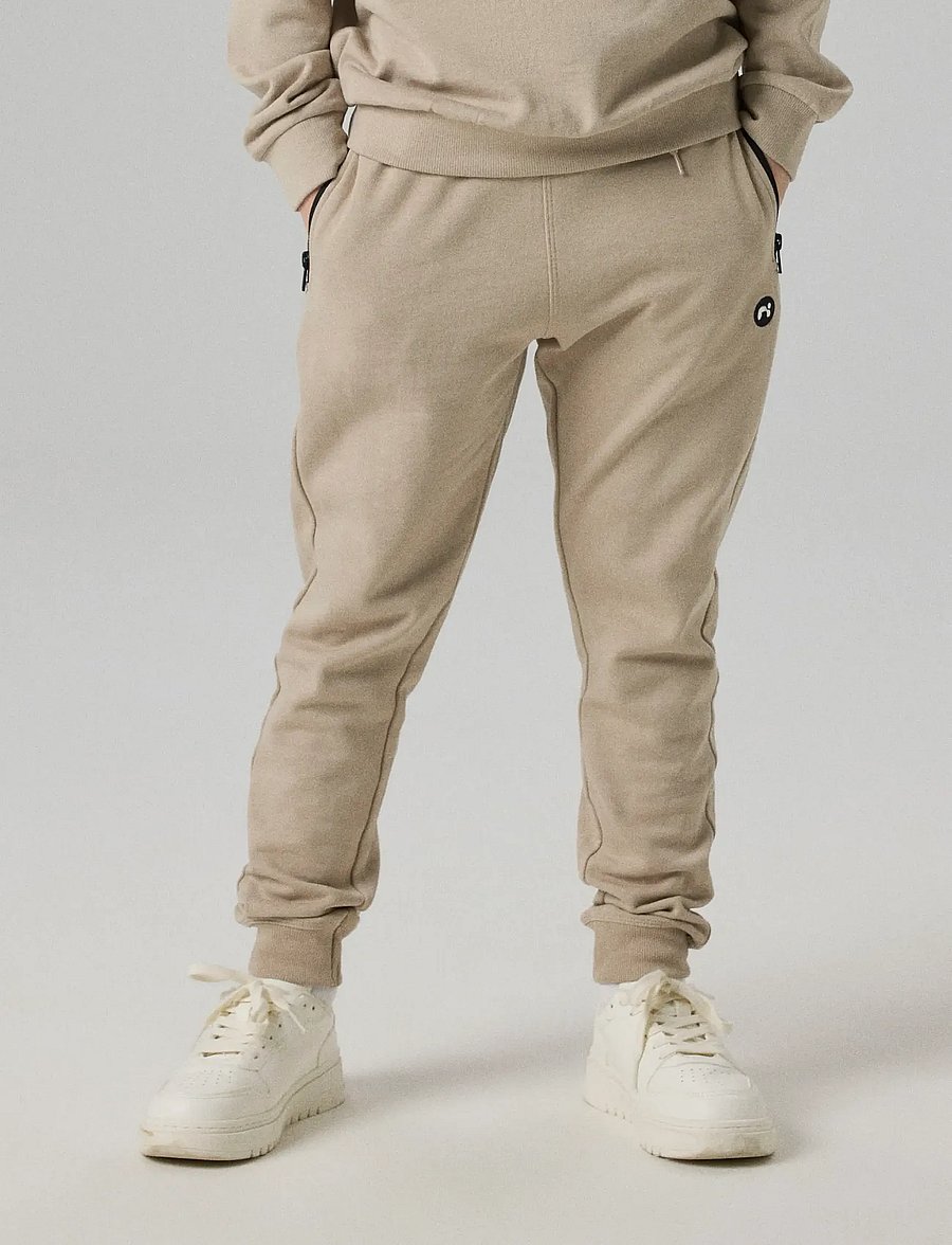 name it - NKMVIMO SWE PANT BRU NOOS - jogginghosen - pure cashmere - 0