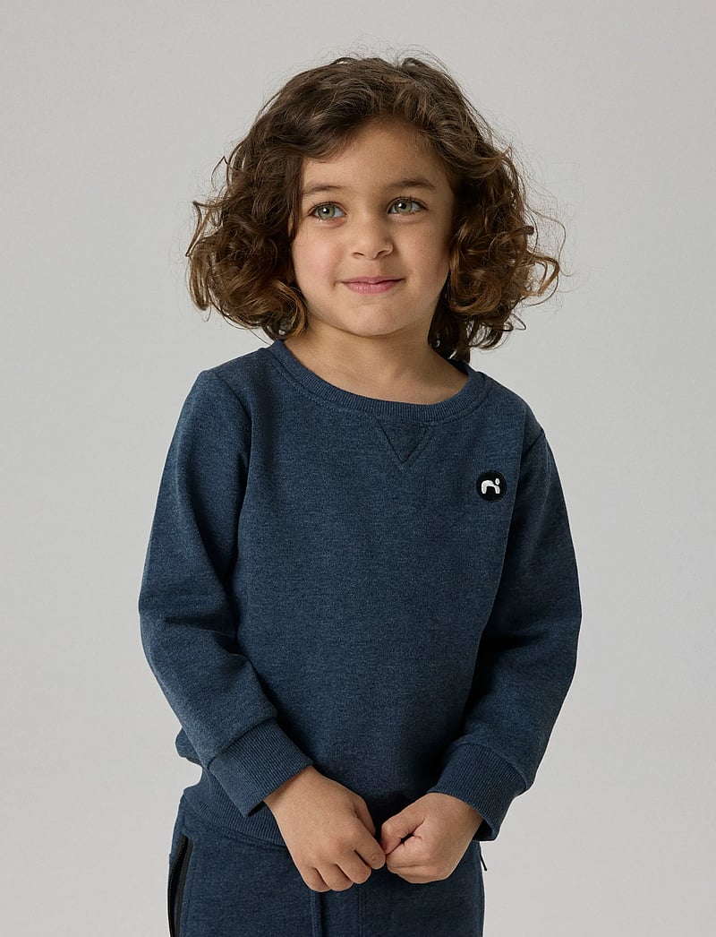 name it - NMMVIMO LS SWEAT BRU NOOS - sweatshirts - dark sapphire - 4