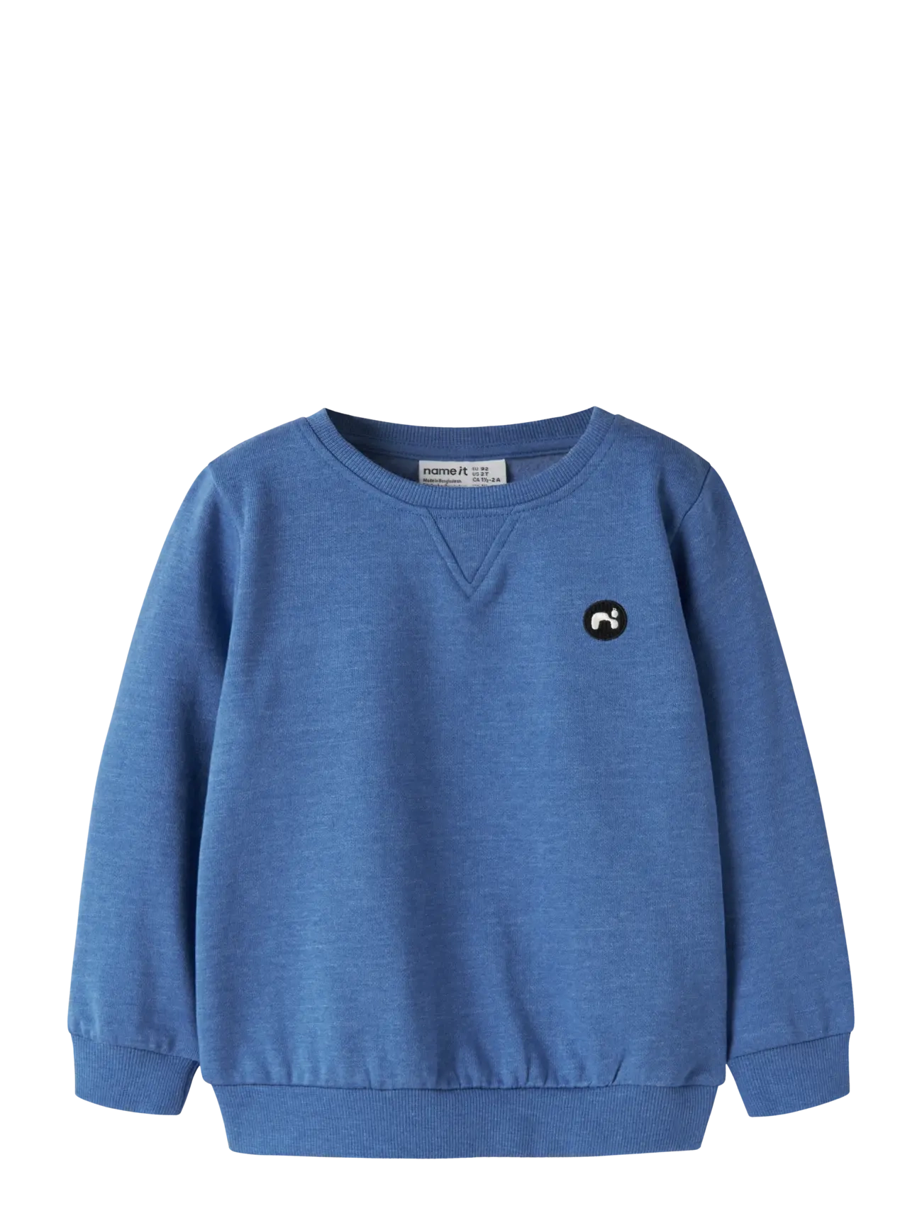 name it NMMVIMO LS SWEAT BRU NOOS - Kläder - DELFT / blue