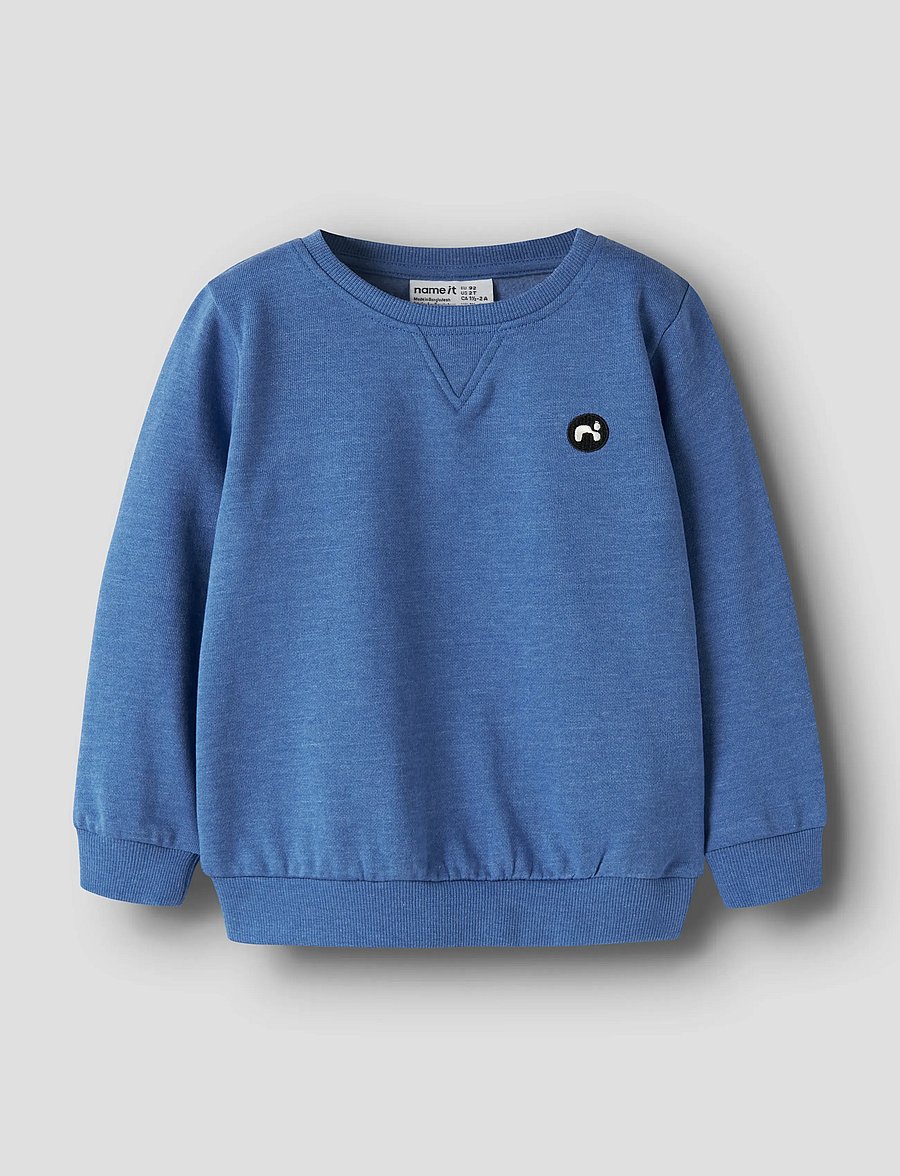 name it - NMMVIMO LS SWEAT BRU NOOS - sweatshirts - delft - 0