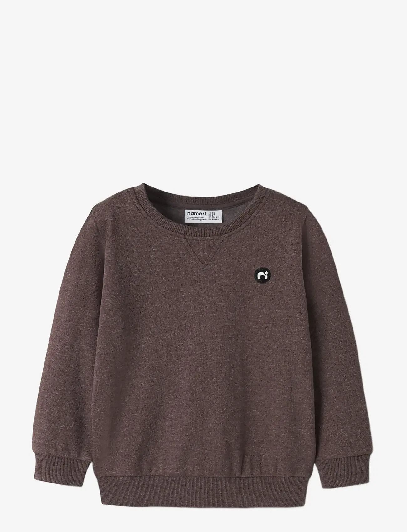 name it - NMMVIMO LS SWEAT BRU NOOS - sweatshirts - french roast - 2