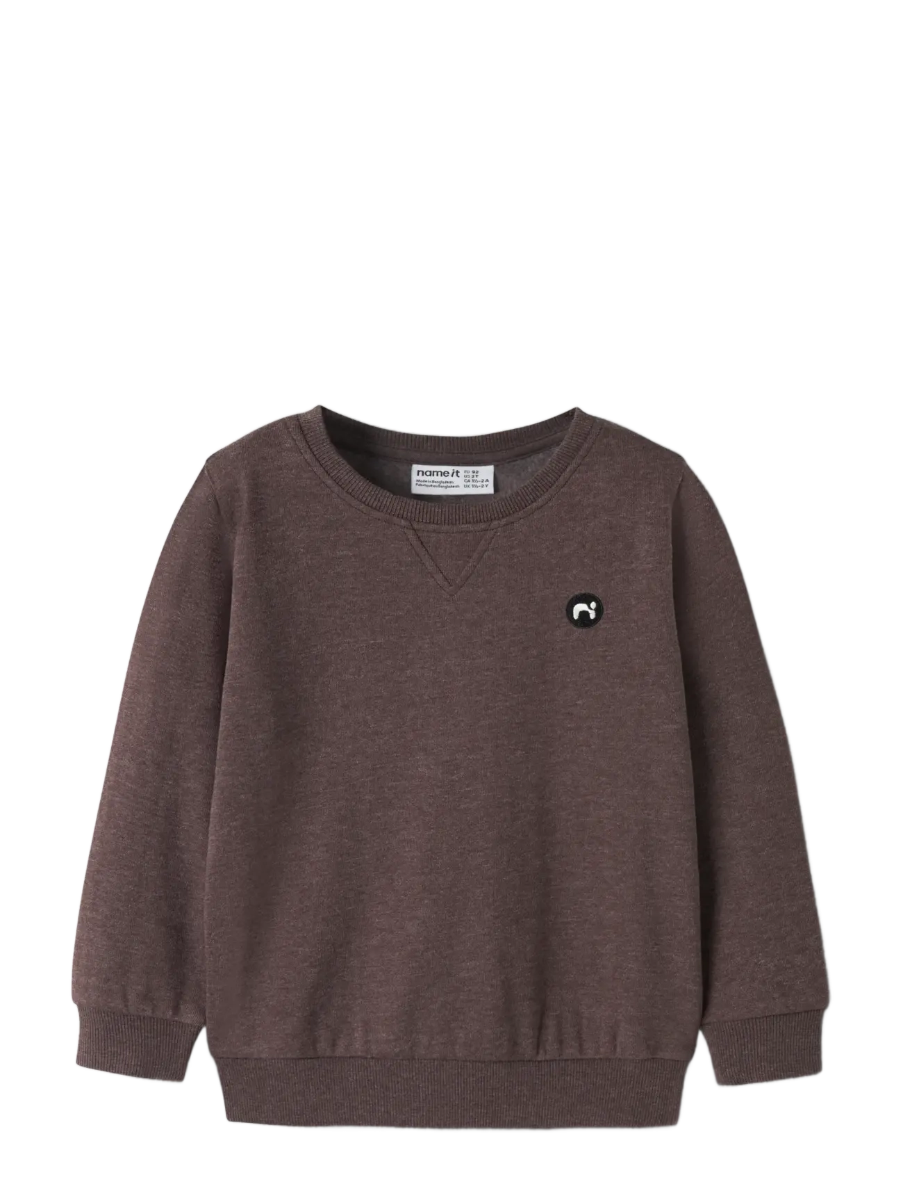 name it - NMMVIMO LS SWEAT BRU NOOS - sweatshirts - french roast - 2