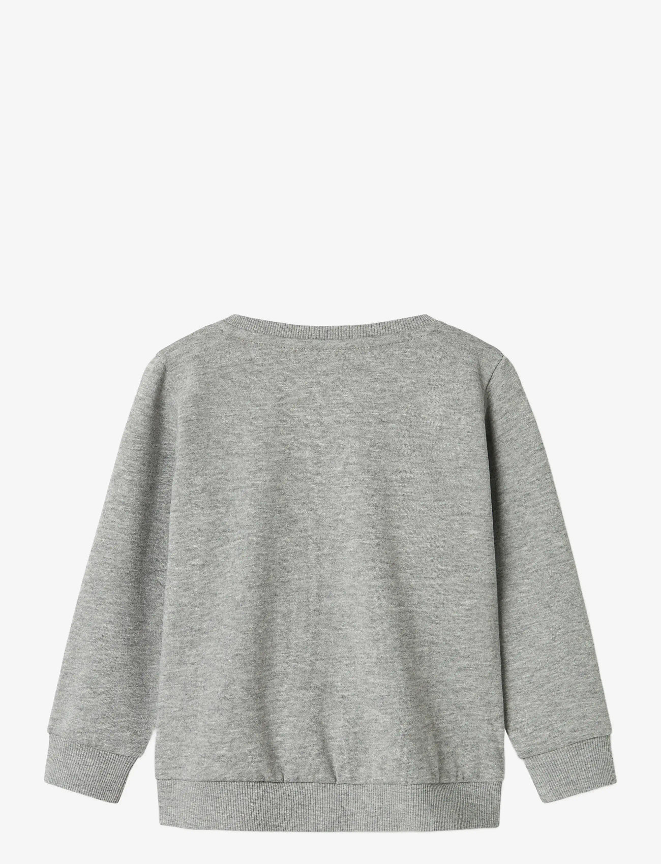 name it - NMMVIMO LS SWEAT BRU NOOS - sweatshirts - grey melange - 2