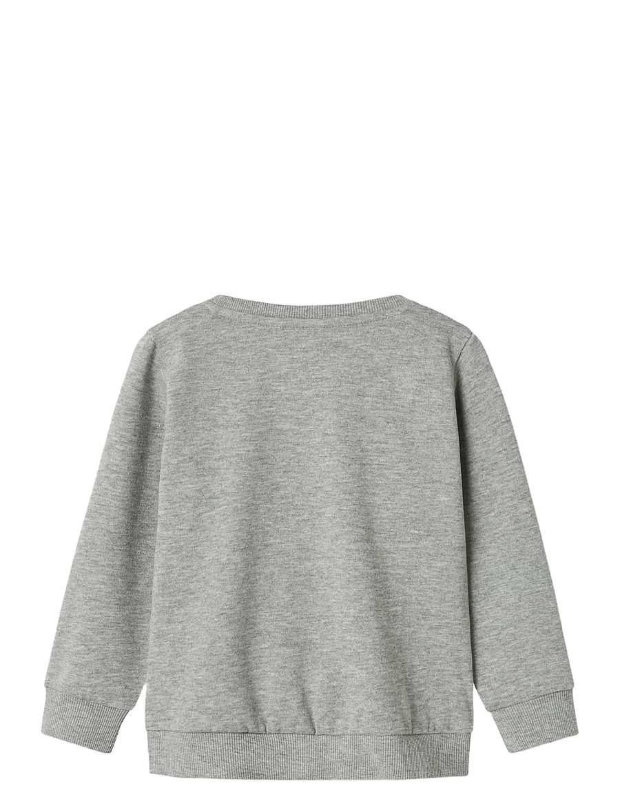 name it - NMMVIMO LS SWEAT BRU NOOS - sweatshirts - grey melange - 2