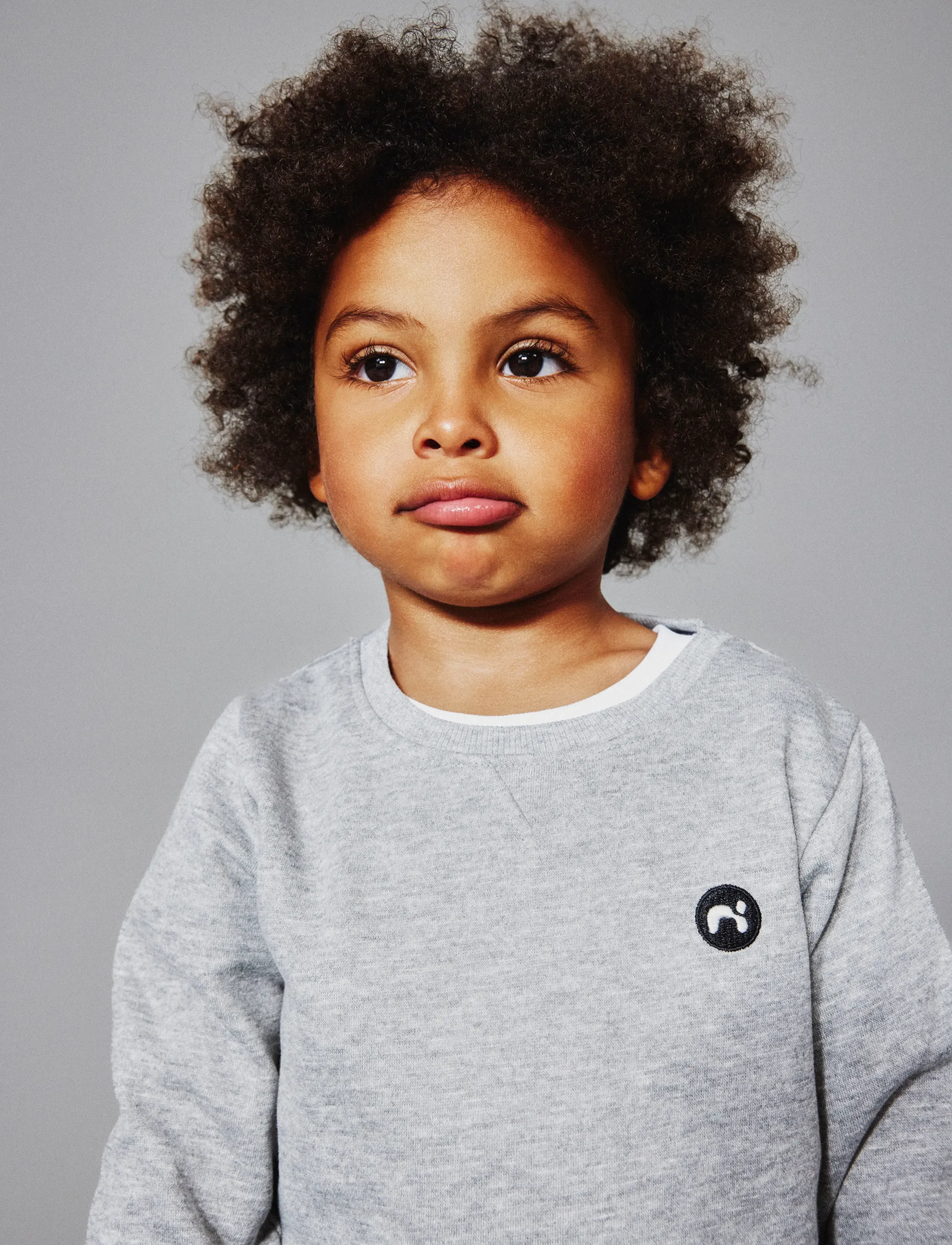 name it - NMMVIMO LS SWEAT BRU NOOS - sweatshirts - grey melange - 4