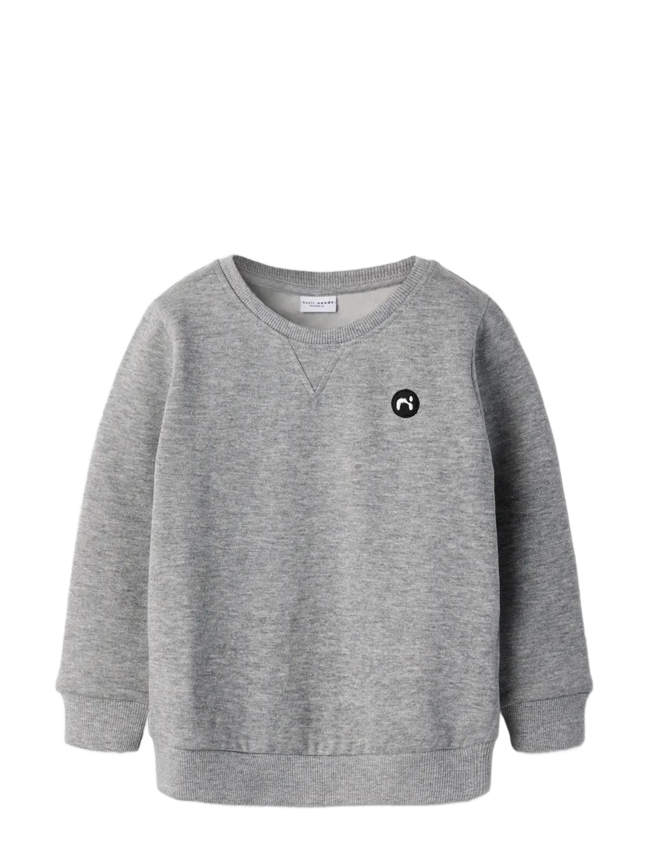 name it - NMMVIMO LS SWEAT BRU NOOS - sweatshirts - grey melange - 3