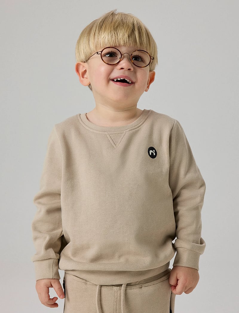 name it - NMMVIMO LS SWEAT BRU NOOS - sweatshirts - pure cashmere - 4