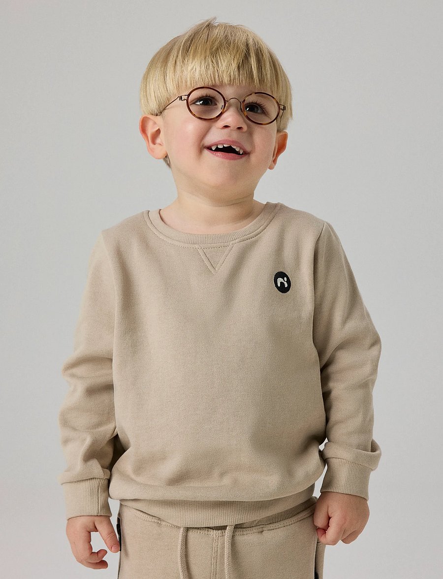 name it - NMMVIMO LS SWEAT BRU NOOS - sweatshirts - pure cashmere - 4