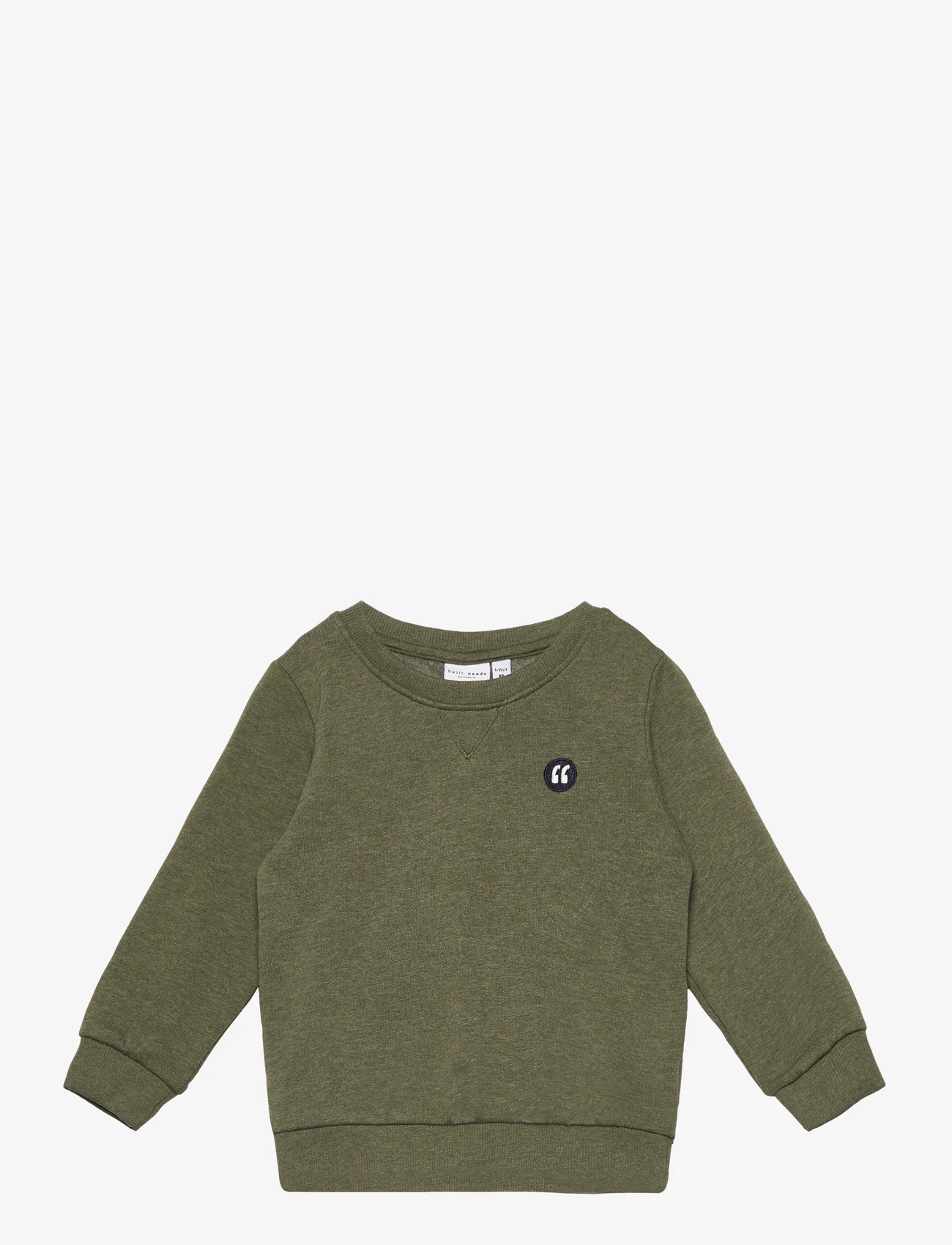 name it - NMMVIMO LS SWEAT BRU NOOS - bluzy - rifle green - 0