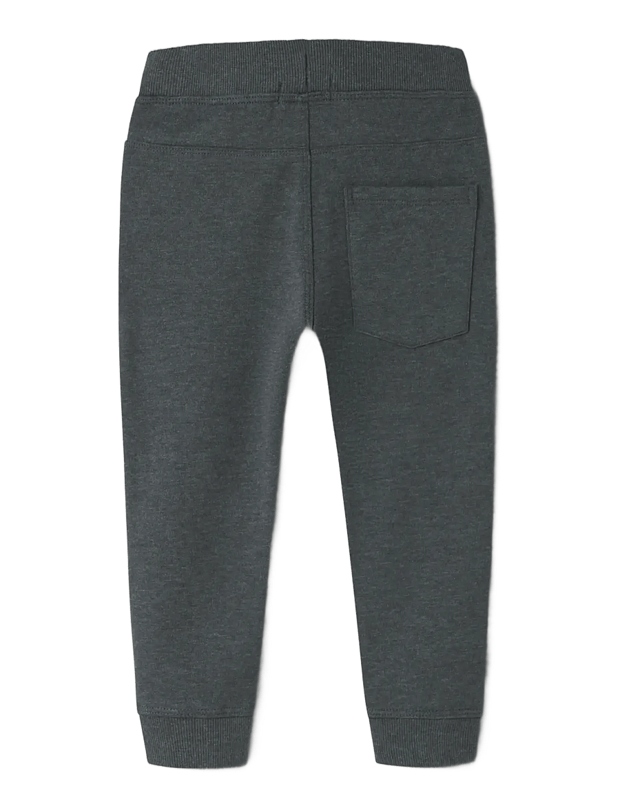 name it - NMMVIMO SWE PANT BRU NOOS - verryttelyhousut - dark grey melange - 1