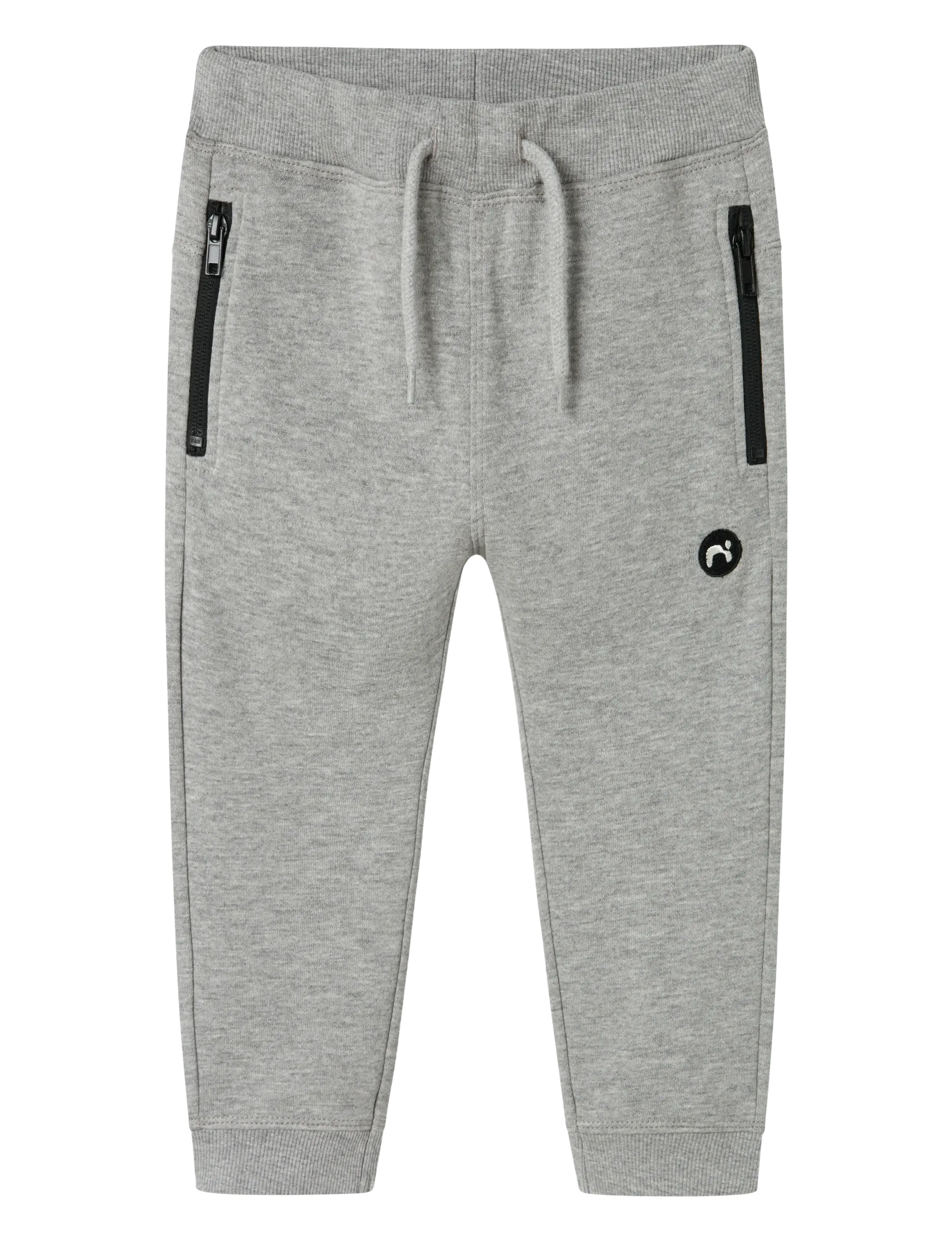 name it NMMVIMO SWE PANT BRU NOOS - Kläder - GREY MELANGE / grey