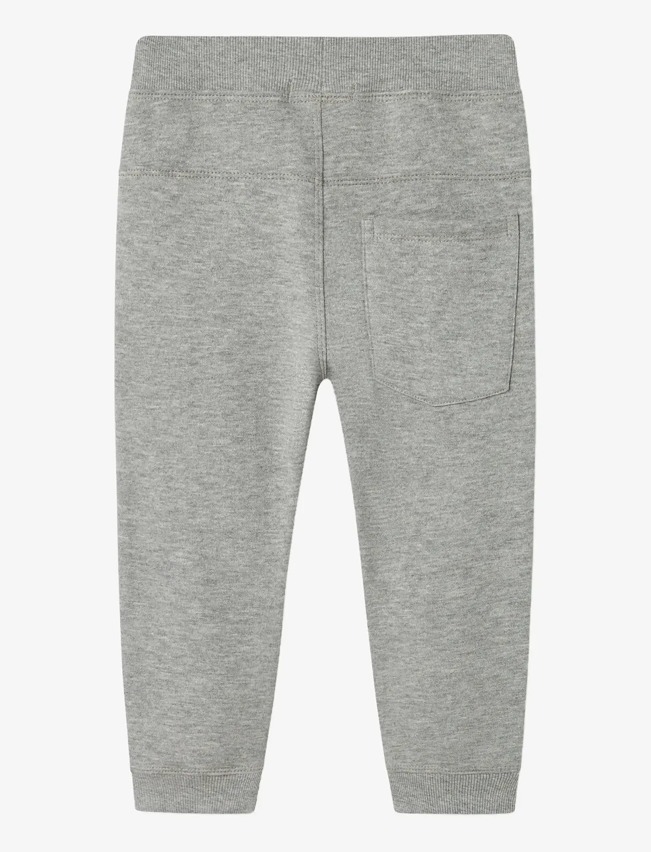 name it - NMMVIMO SWE PANT BRU NOOS - autumn clothing - grey melange - 1