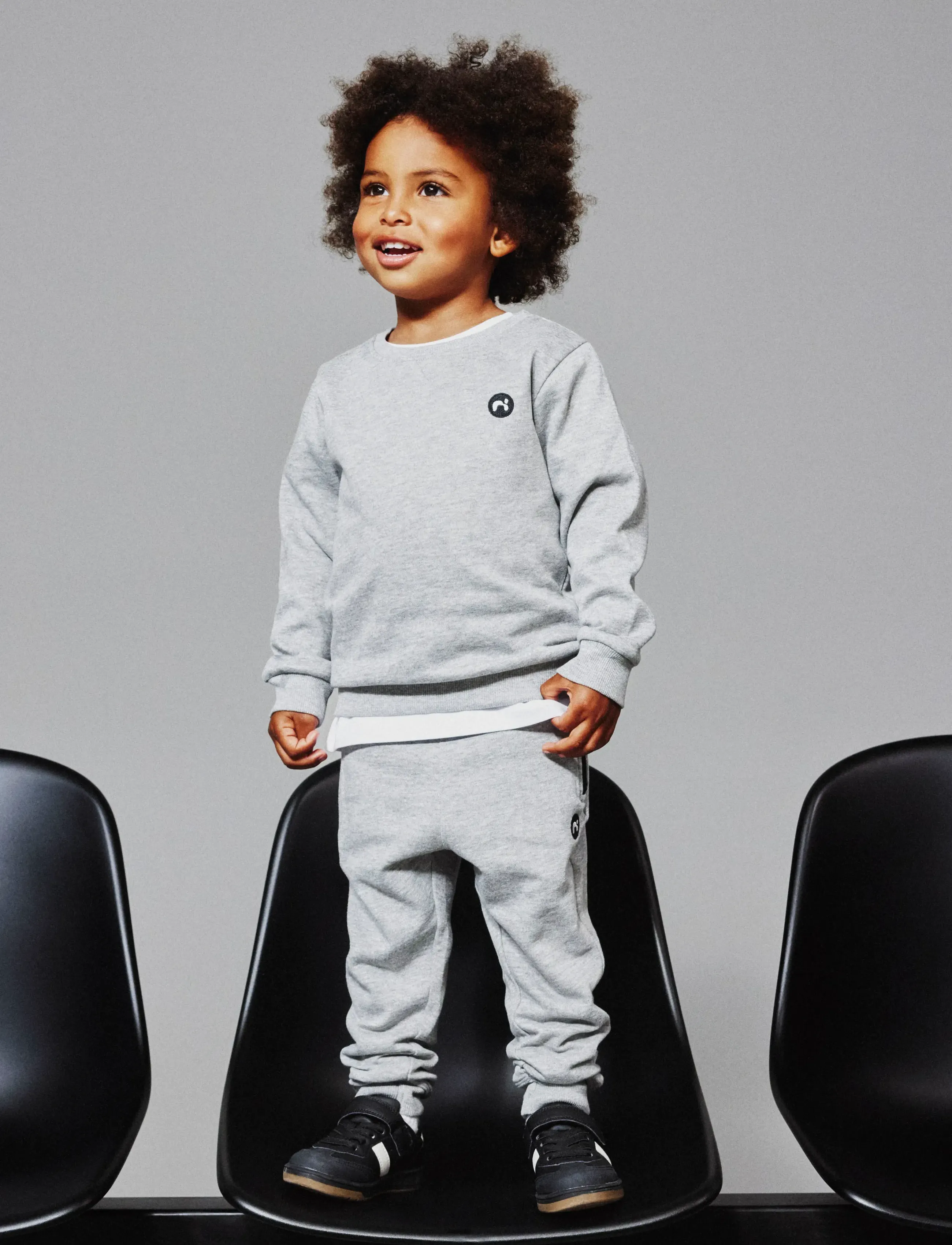 name it - NMMVIMO SWE PANT BRU NOOS - sweatpants - grey melange - 5