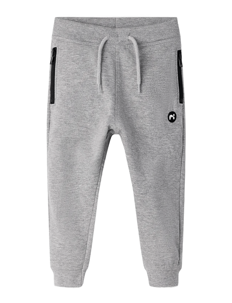 name it - NMMVIMO SWE PANT BRU NOOS - jogginghosen - grey melange - 3