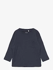 name it - NMMVEBBE LS BOXY TOP N1 - long-sleeved shirts - dark sapphire - 0