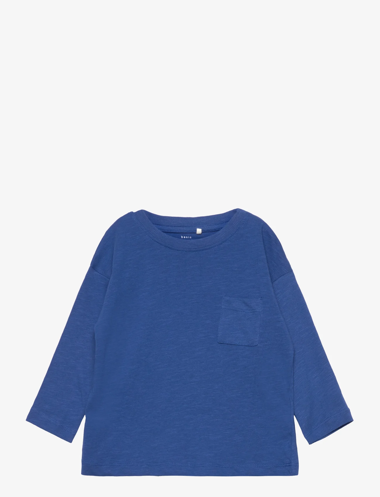 name it - NMMVEBBE LS BOXY TOP N1 - long-sleeved shirts - true blue - 0