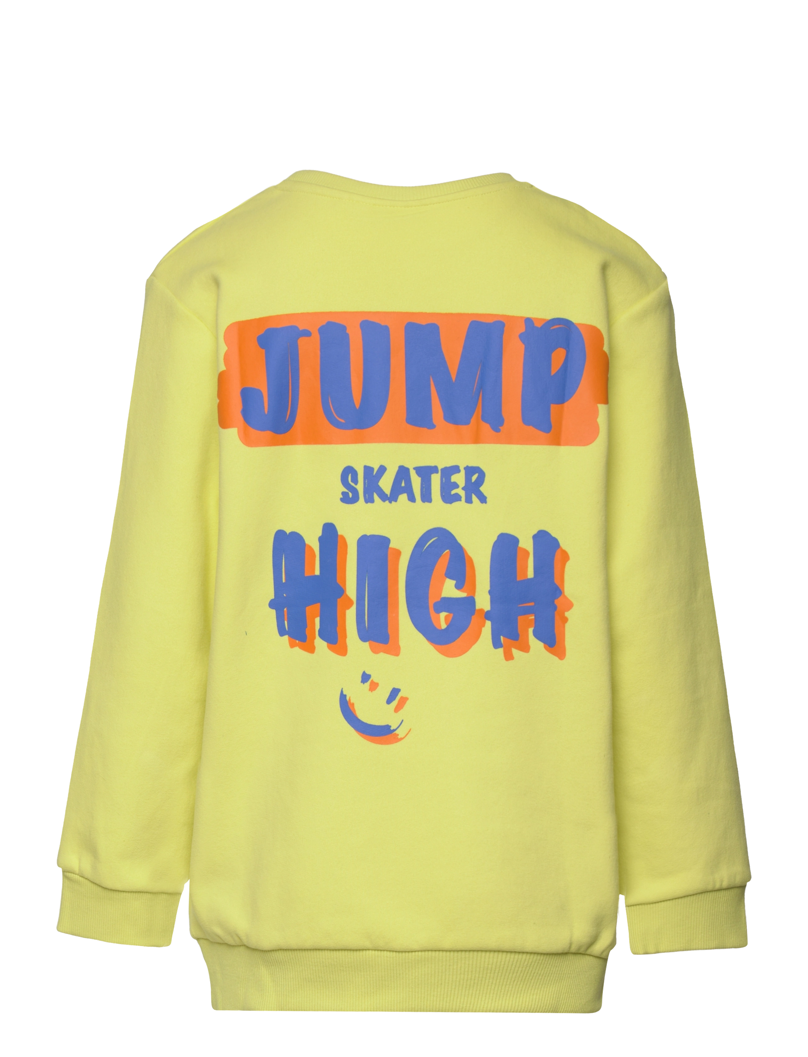 name it - NKMSIGURD LS LOOSE LONG SWE BRU - sunny lime - 1