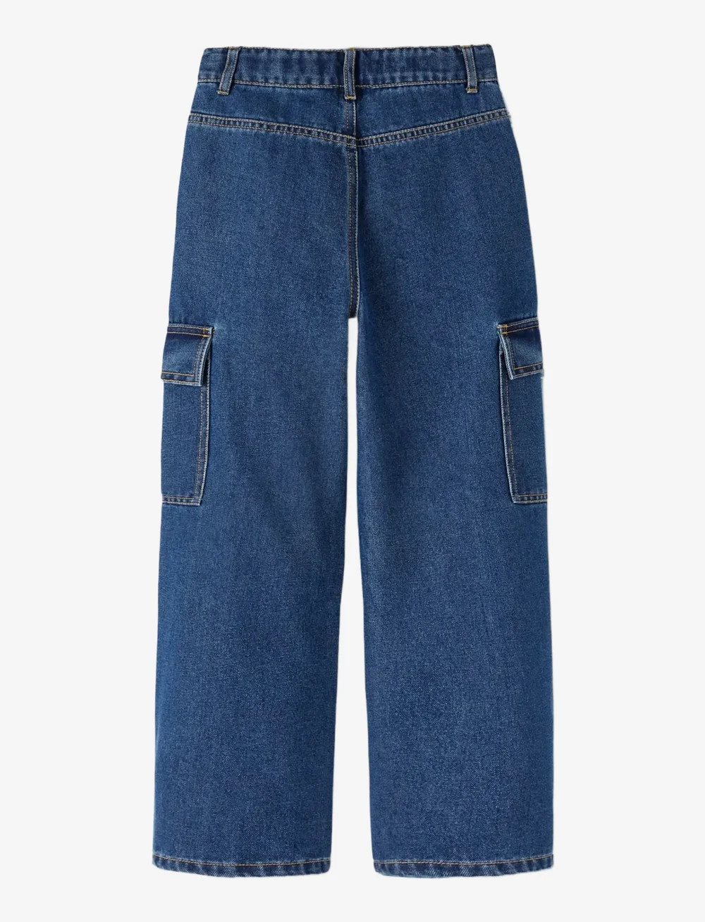 name it - NKFROSE HW WIDE CARGO JEANS 6190-BS NOOS - hosen mit weitem bein - dark blue denim - 2